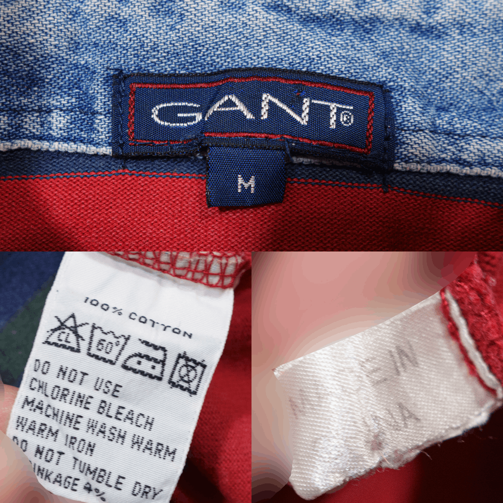Gant 90S Logo Stripes Rugby Sweatshirt Size US M / EU 48-50 / 2 - 8 Thumbnail