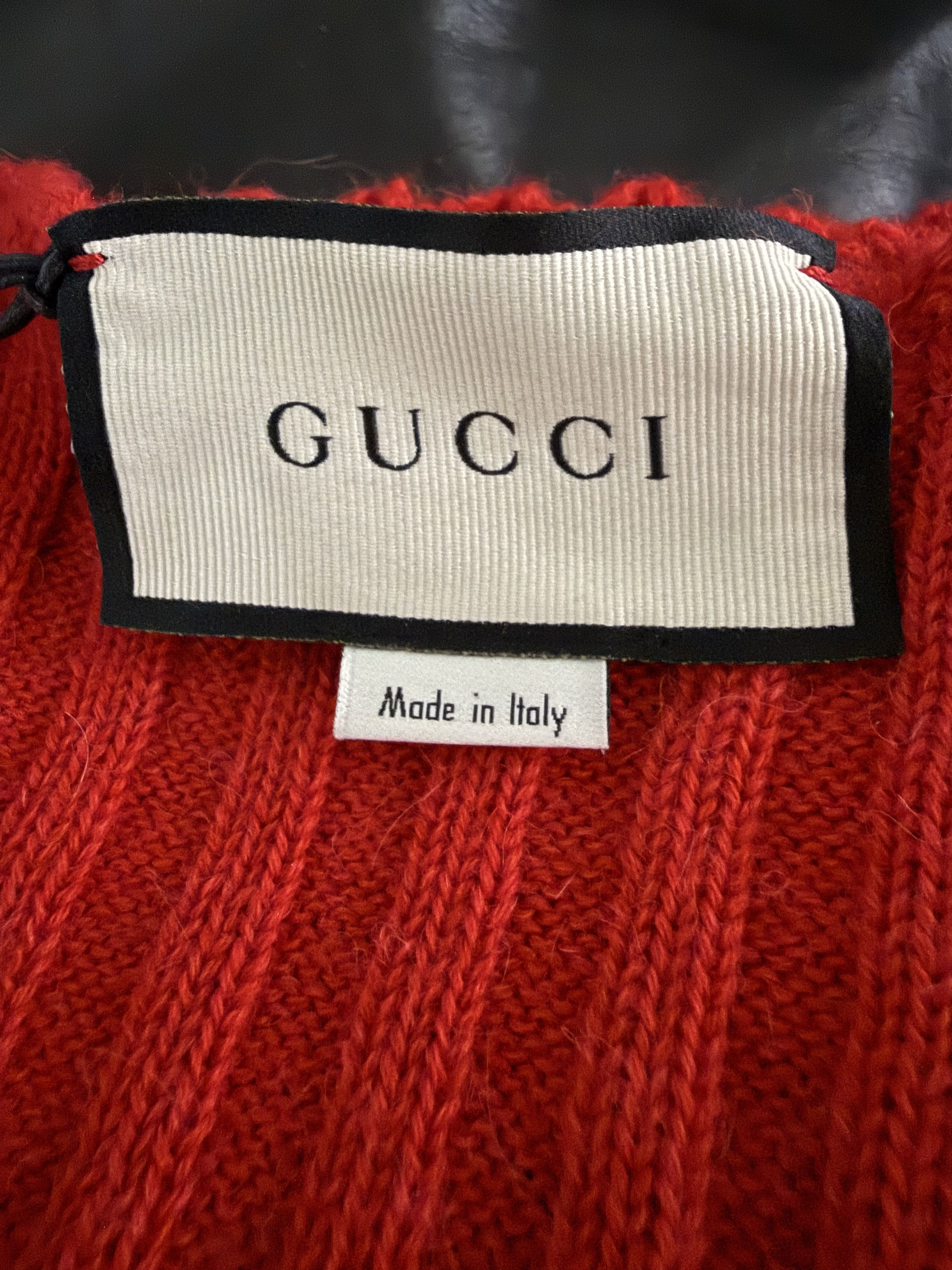Gucci Gucci Alpaca Maison Amour Turtleneck Size US L / EU 52-54 / 3 - 12 Thumbnail