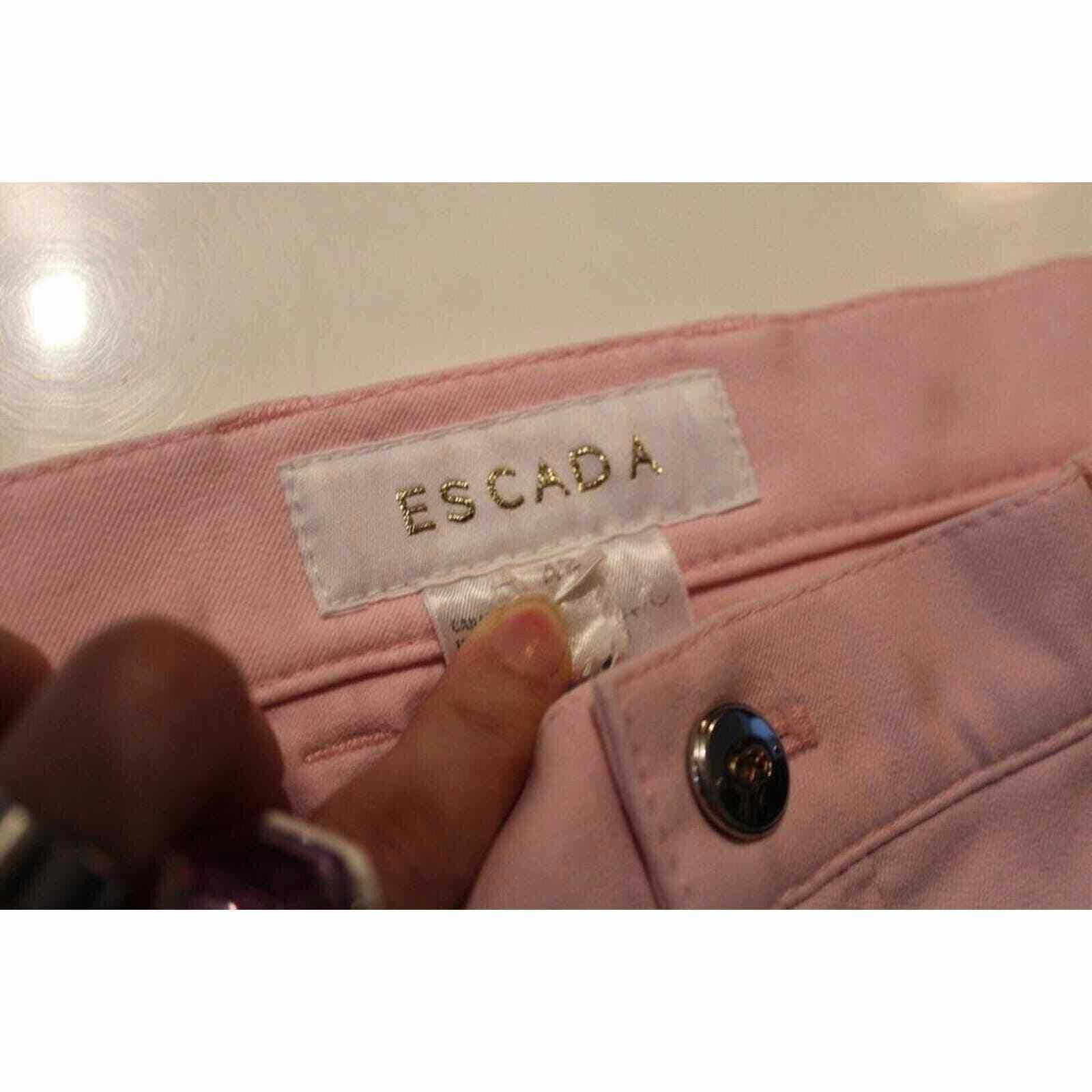 Escada Escada Womens Slim Skinny Pink Ankle Jeans USA Large Size 36" / US 14 / IT 50 - 4 Thumbnail