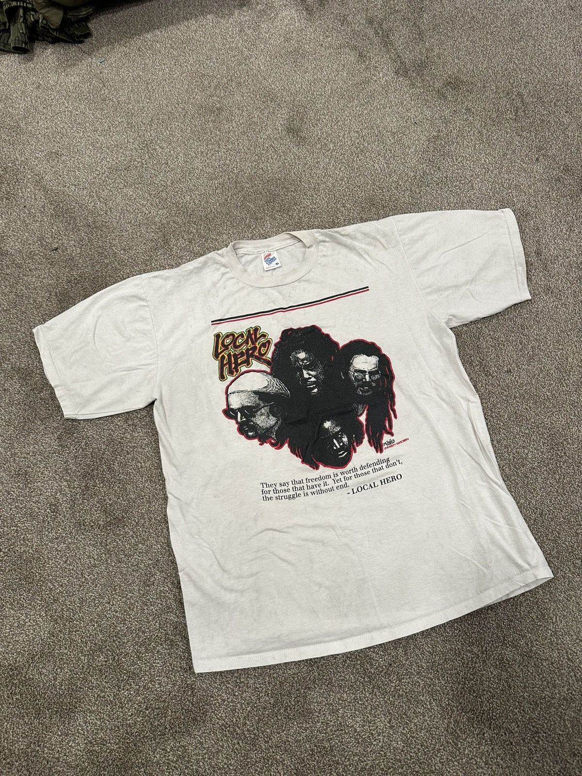 Vintage 90s Vintage Local Hero T-Shirt Size US L / EU 52-54 / 3 - 2 Thumbnail