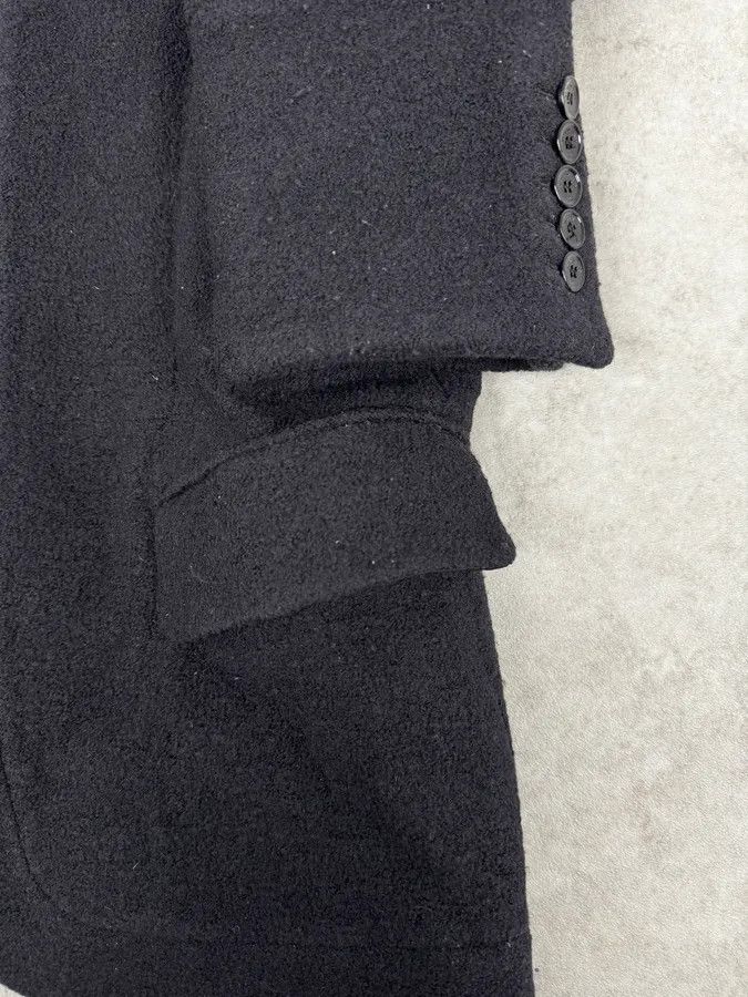John Galliano AW2018 John Galliano Black Buttoned Wool Classy Jacket Size 42R - 8 Thumbnail