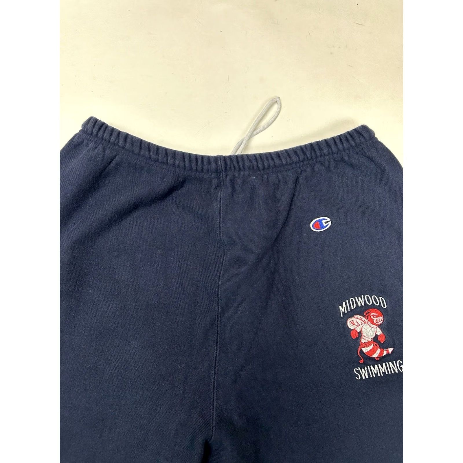 Champion VINTAGE Champion Reverse Weave Sweatpants XL 90s Blue Size US 36 / EU 52 - 4 Thumbnail