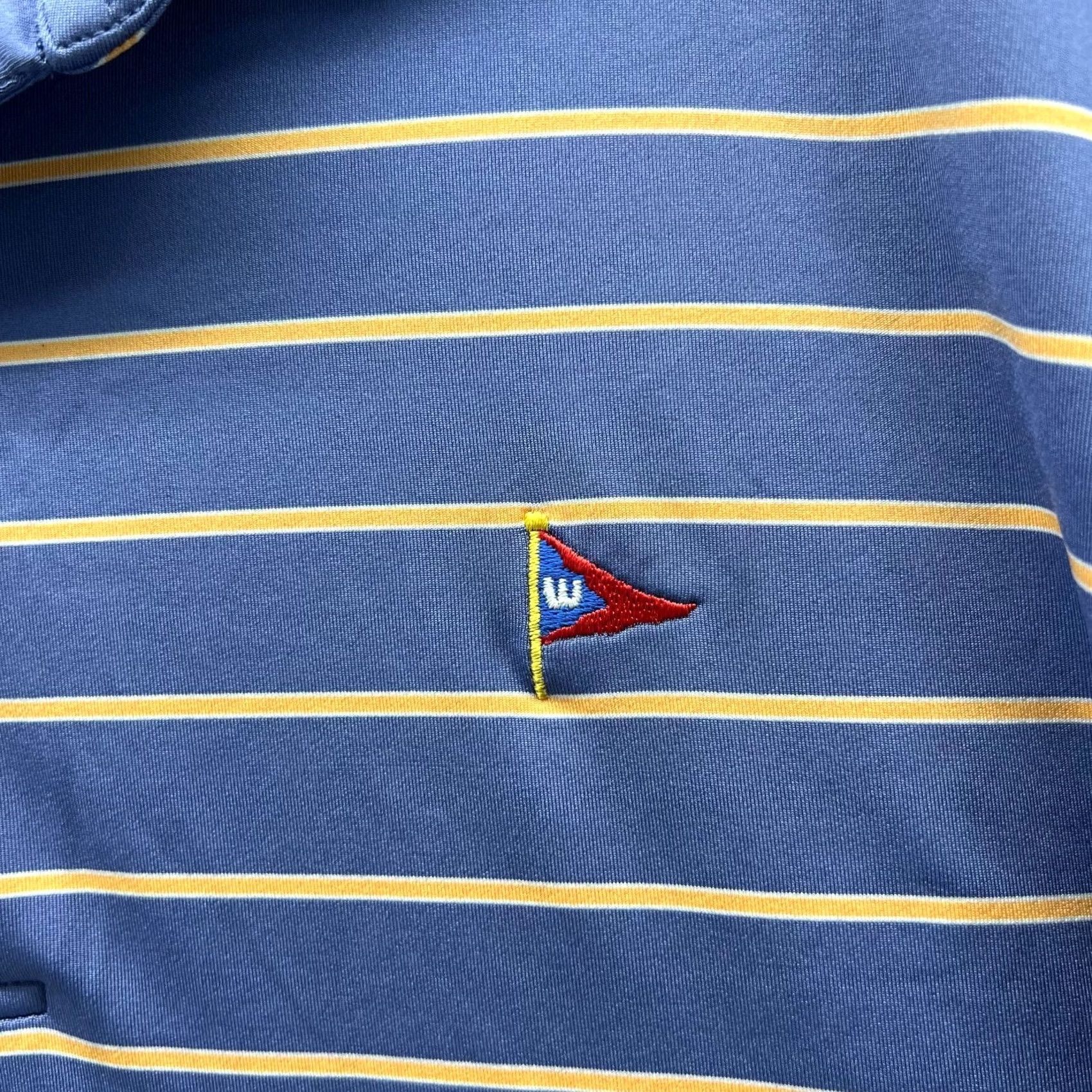Peter Millar Peter Millar Polo Shirt Men XL Blue Stripe Polo Golf Summer Comfort Size US XL / EU 56 / 4 - 6 Thumbnail