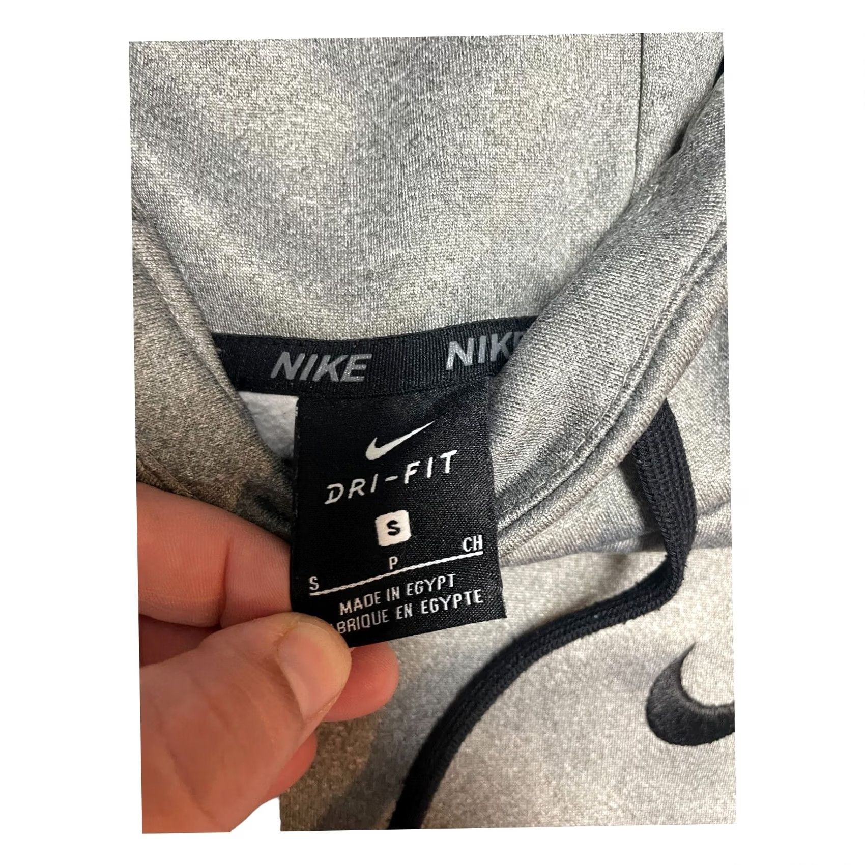 Nike Nike Dri-Fit Gray Pullover Hoodie Women's Sweatshirt Sz Small Hoodie Size S / US 4 / IT 40 - 6 Thumbnail