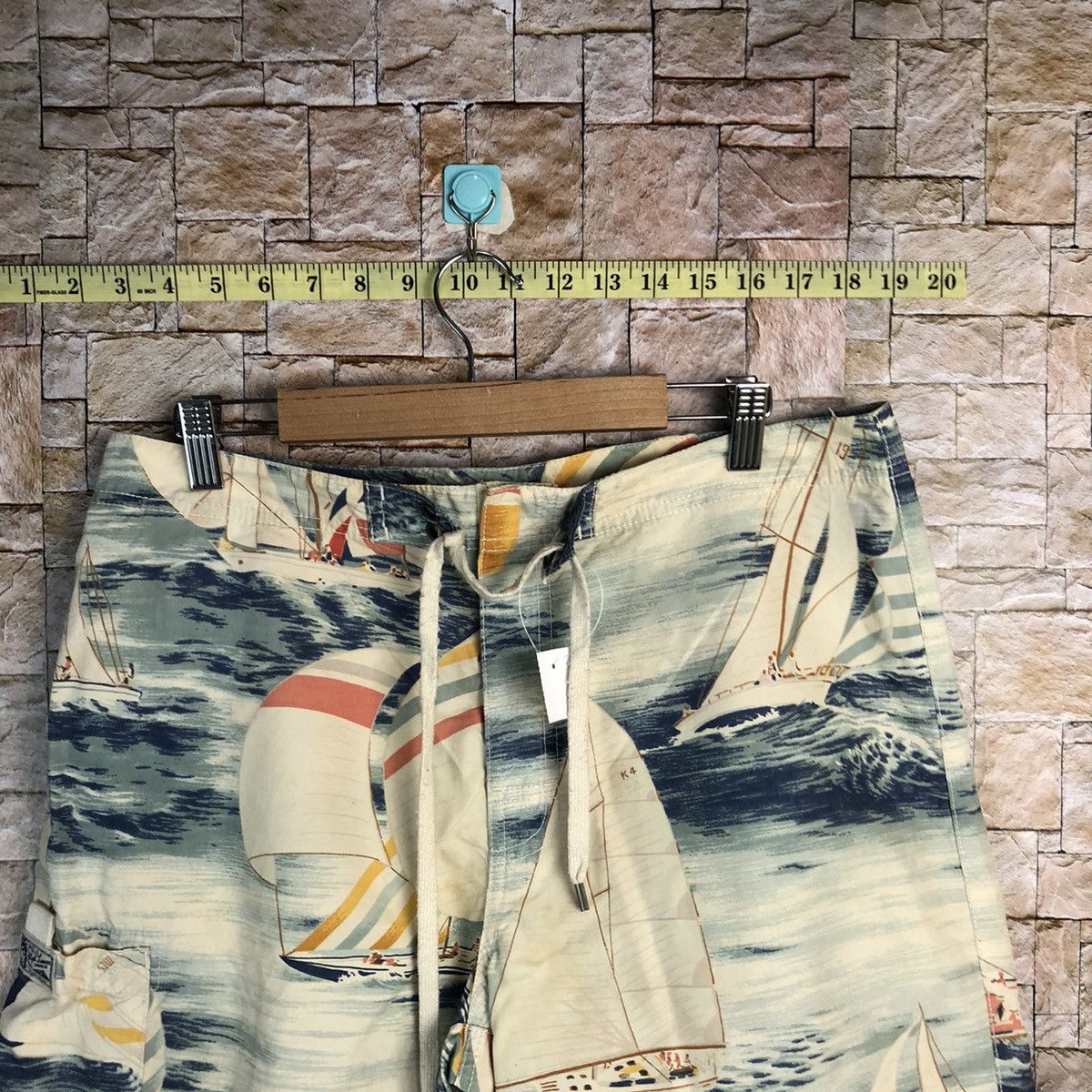Polo Ralph Lauren Polo Ralph Lauren Sailboat Nautical Beach Shorts Yacht #A137 Size US 30 / EU 46 - 2 Thumbnail