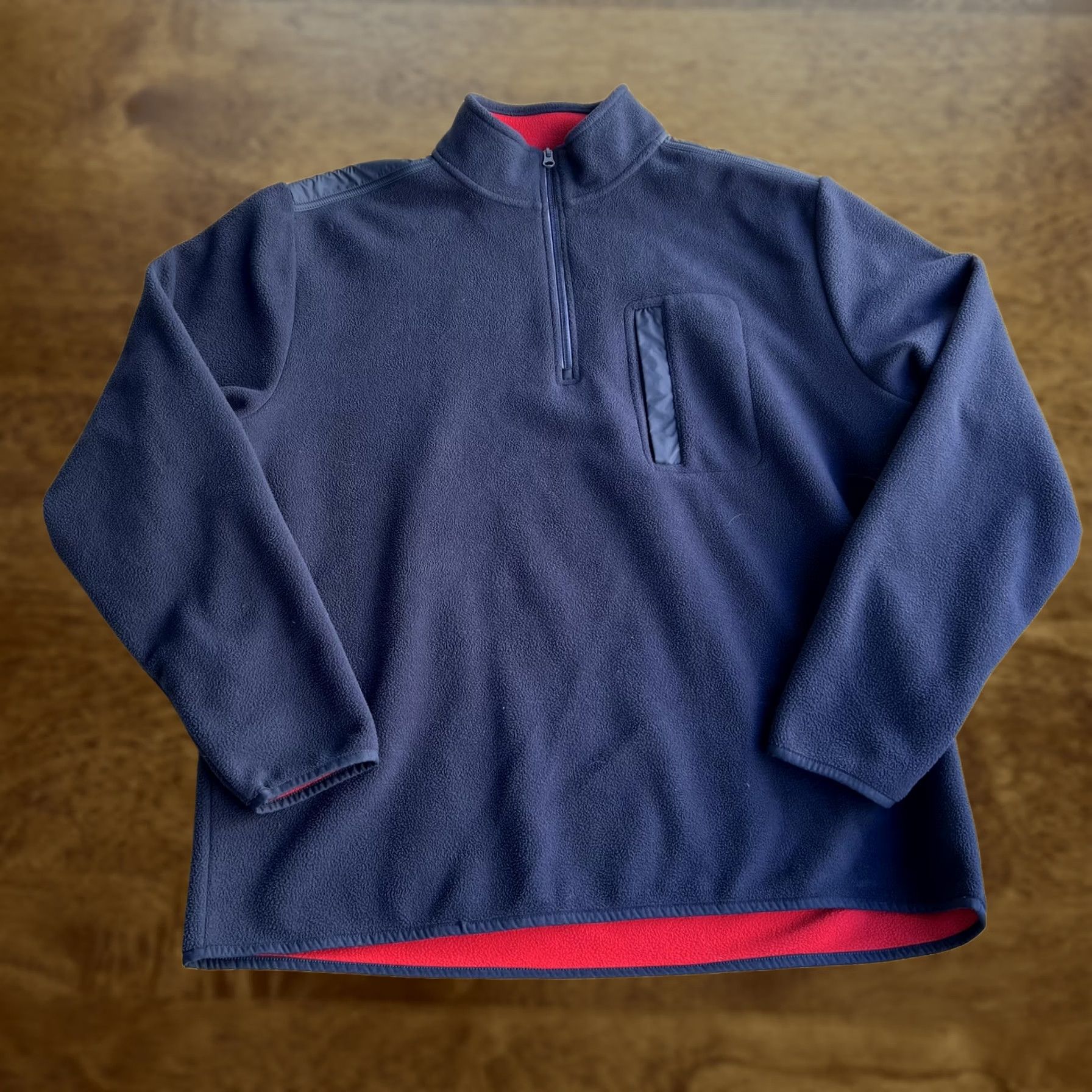 Brooks Brothers Brooks Brothers Sweatshirt Mens 2XL Blue Fleece 1/4 Zip Pullover Chest Pocket Shirt Adult 2XL Navy Size US XXL / EU 58 / 5 - 1 Thumbnail