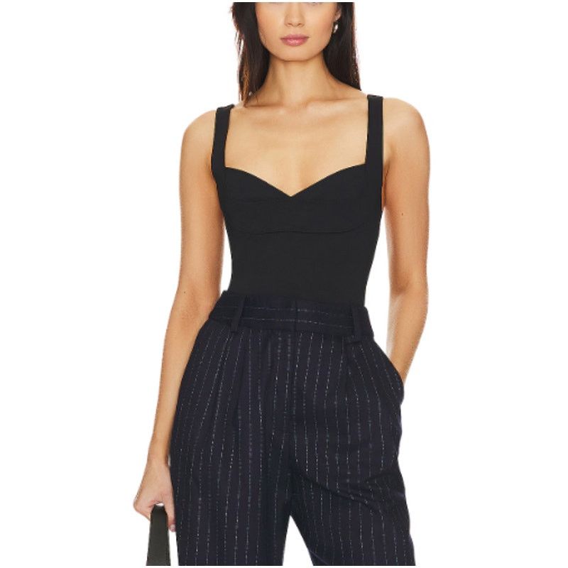 Free People 1048 NWT Free People Women's Bodysuit Size Large Black Size L / US 10 / IT 46 - 4 Thumbnail