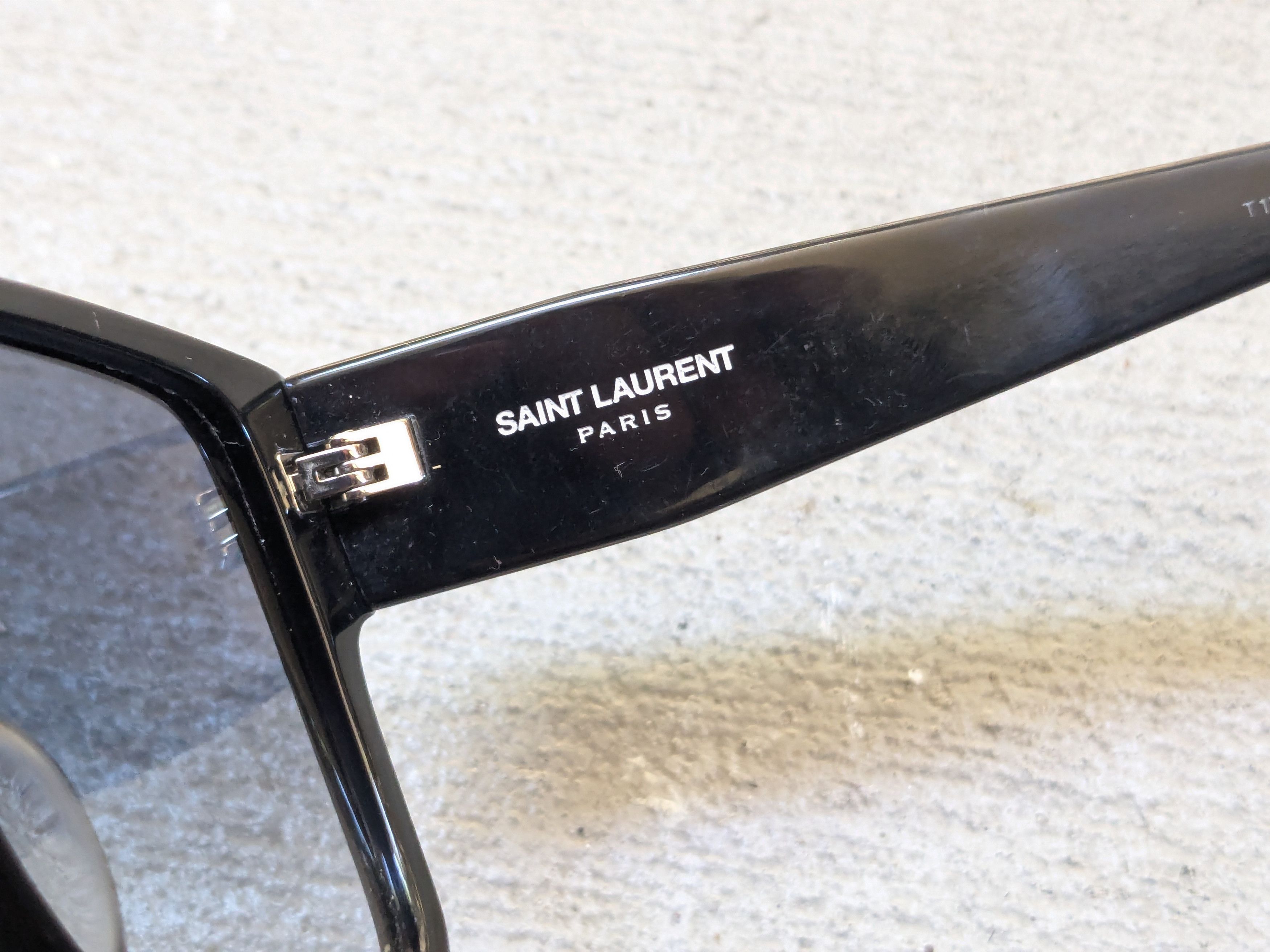 Saint Laurent Paris SAINT LAURENT Sunglasses SL M9N Black Square Blue Size ONE SIZE - 12 Thumbnail