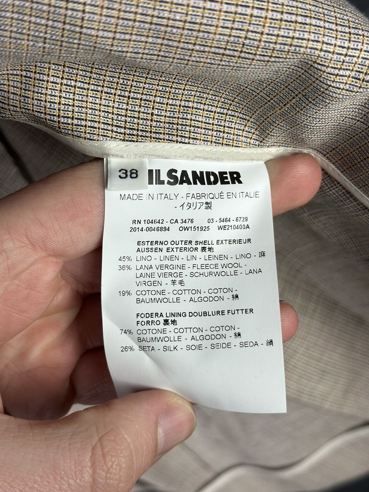 Jil Sander Jil Sander Lino/Wool Blazer Italy Designer Women’s Size 38 Size XS / US 0-2 / IT 36-38 - 8 Thumbnail