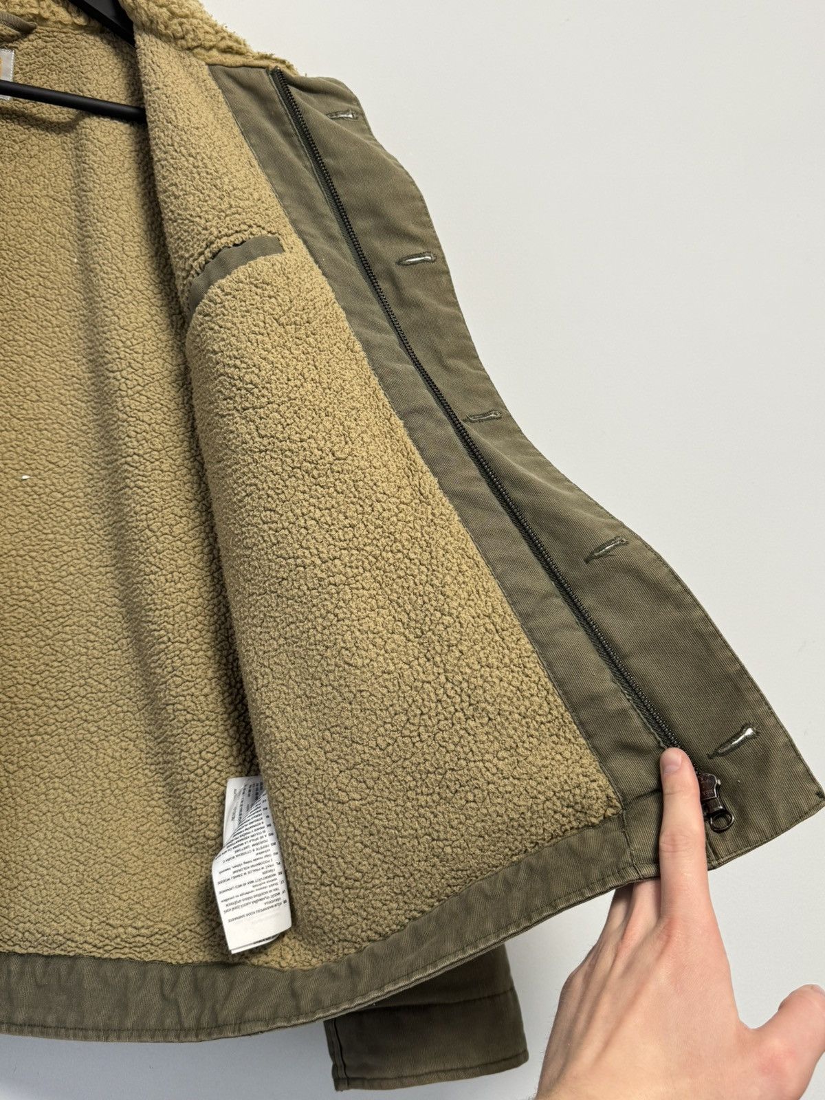 Carhartt Carhartt Men's Khaki Cotton Sheffield Jacket N-1 Style Size US S / EU 44-46 / 1 - 15 Thumbnail