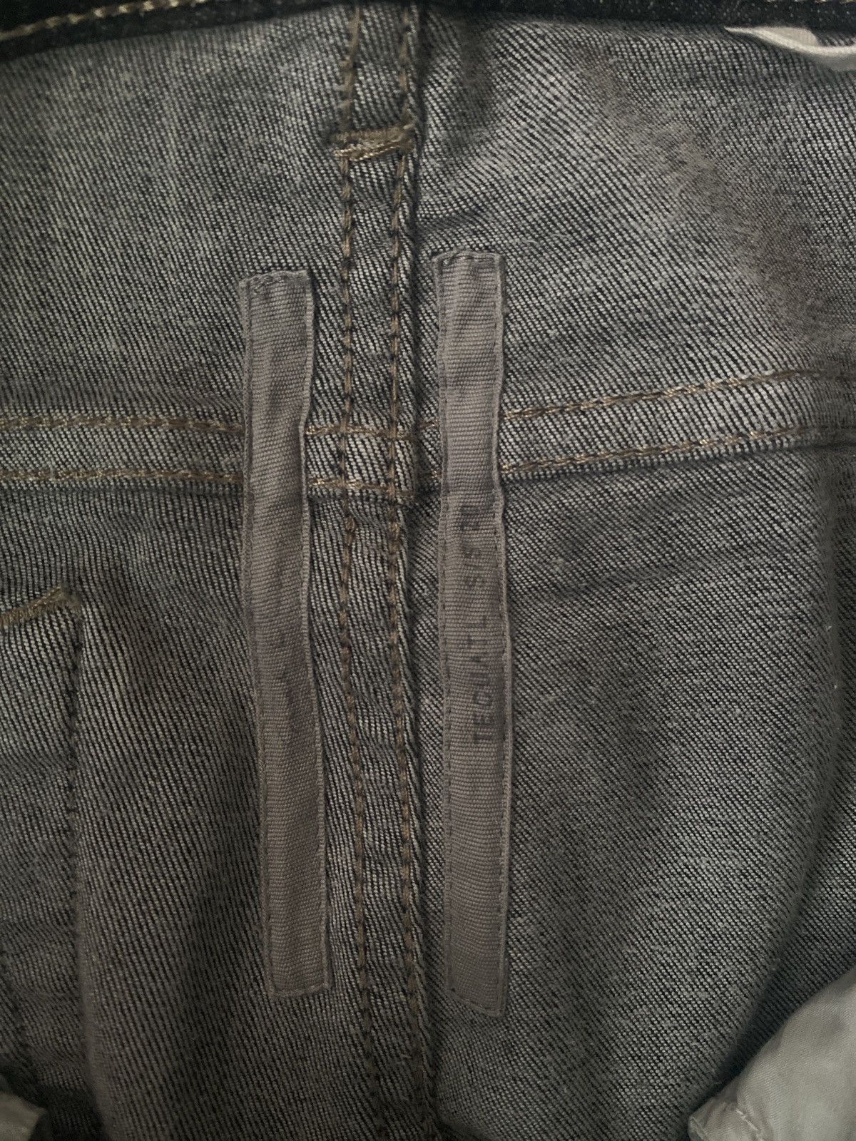 Rick Owens Rick Owens TECUATL S/S 20 White Wax Tyrone Collage Denim Size US 31 - 5 Thumbnail