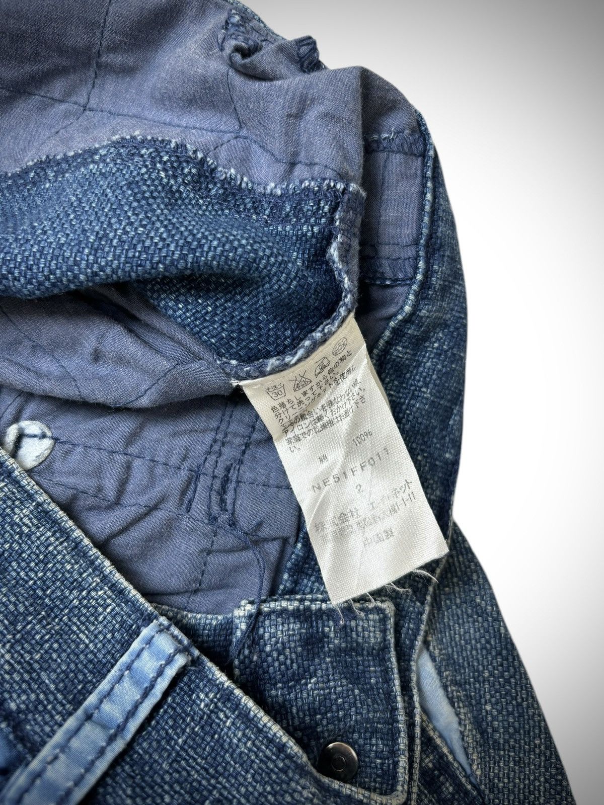 Issey Miyake 2000’s Issey Miyake Ne-Net - INDIGO DENIM Jeans Size 28" / US 6 / IT 42 - 5 Thumbnail