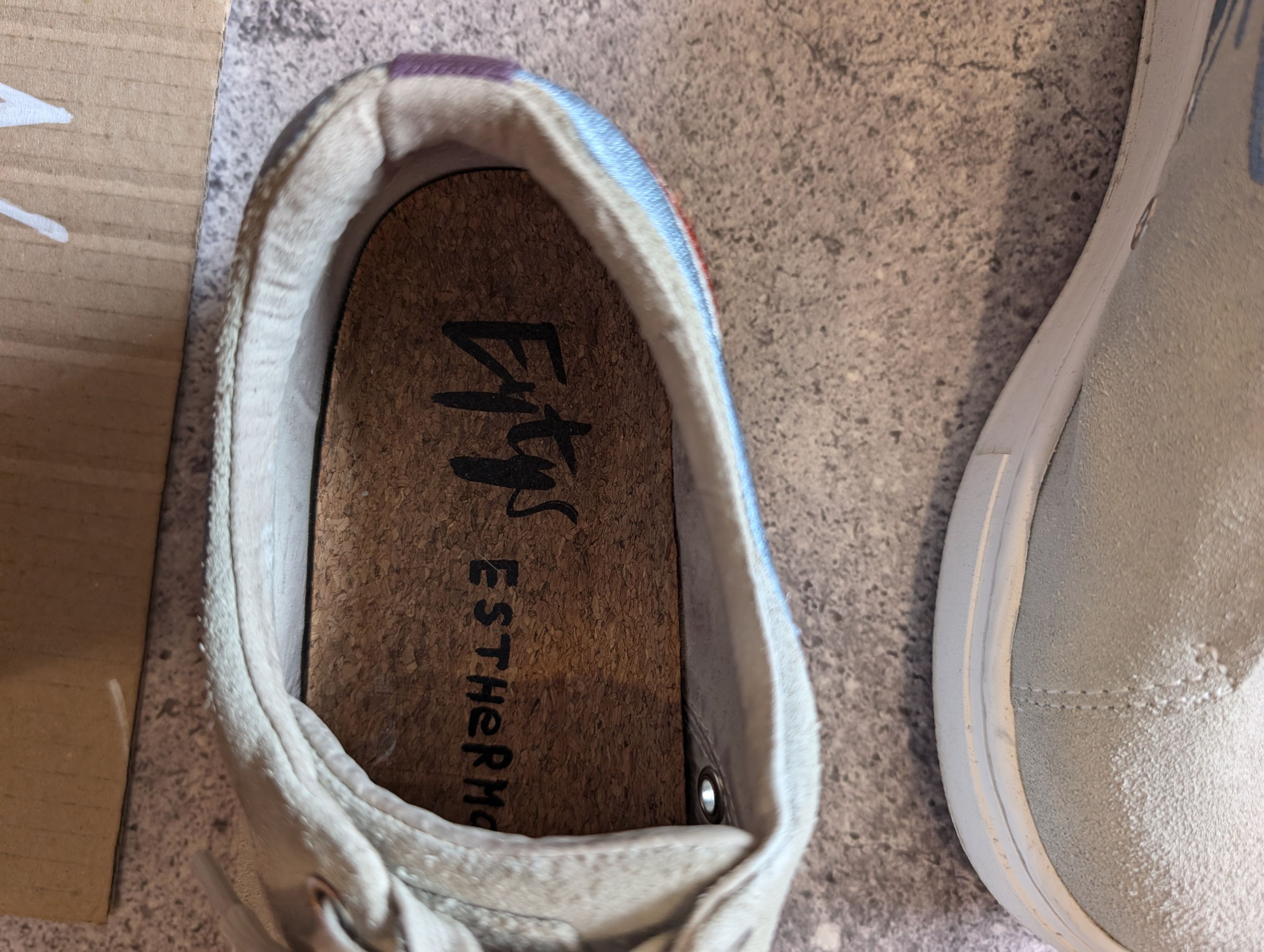 Eytys Esther Mahlangu Doja Suede Grey Size US 6.5 / EU 39-40 - 7 Thumbnail