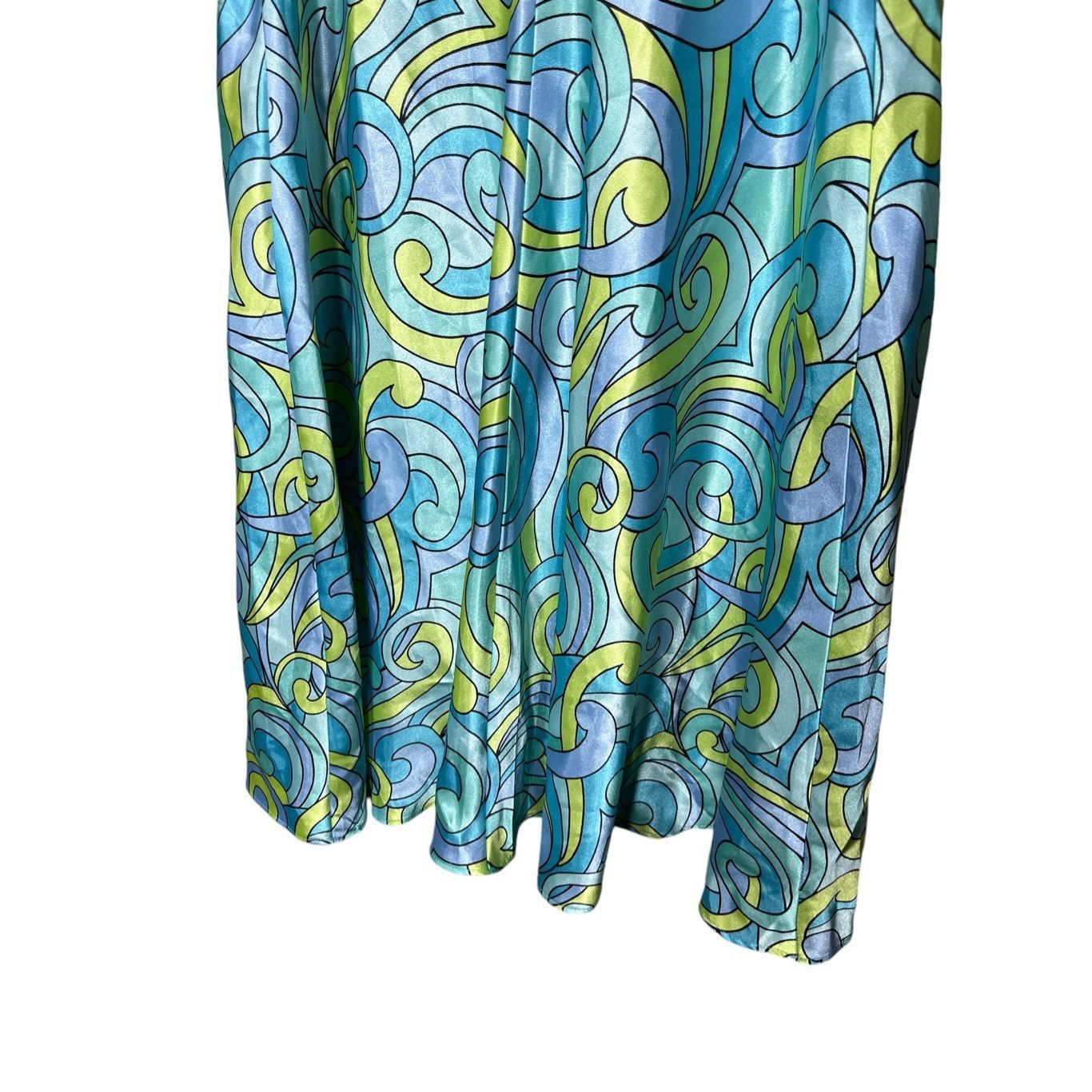 Other Vintage Delicates Groovy Retro Print Slip Dress Size M Size M / US 6-8 / IT 42-44 - 7 Thumbnail