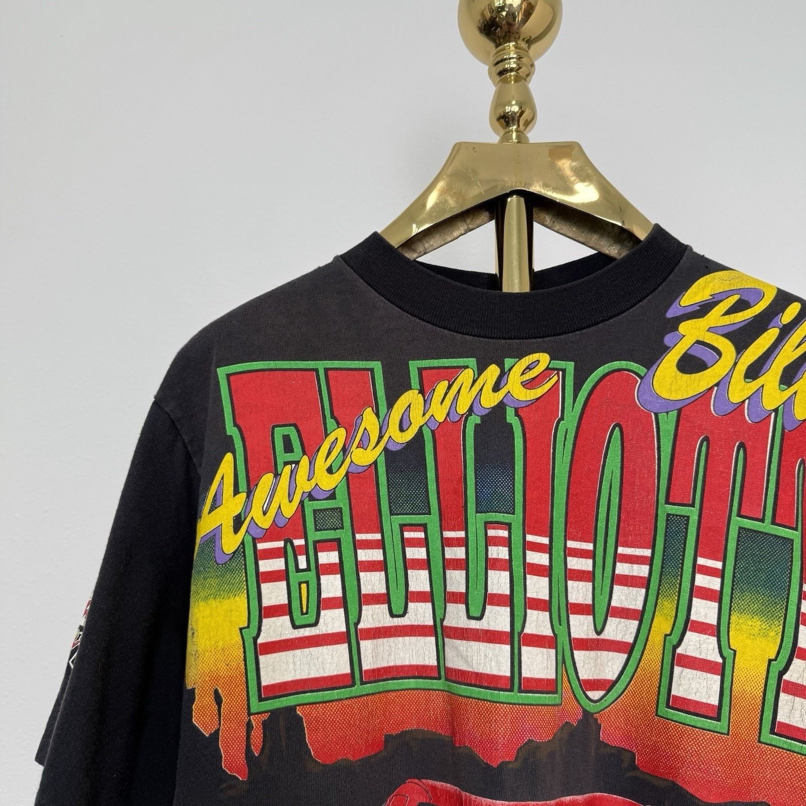 NASCAR × Vintage Vtg Bill Elliott Nascar Dawsonville AOP McDonalds T Shirt Size US L / EU 52-54 / 3 - 16 Thumbnail