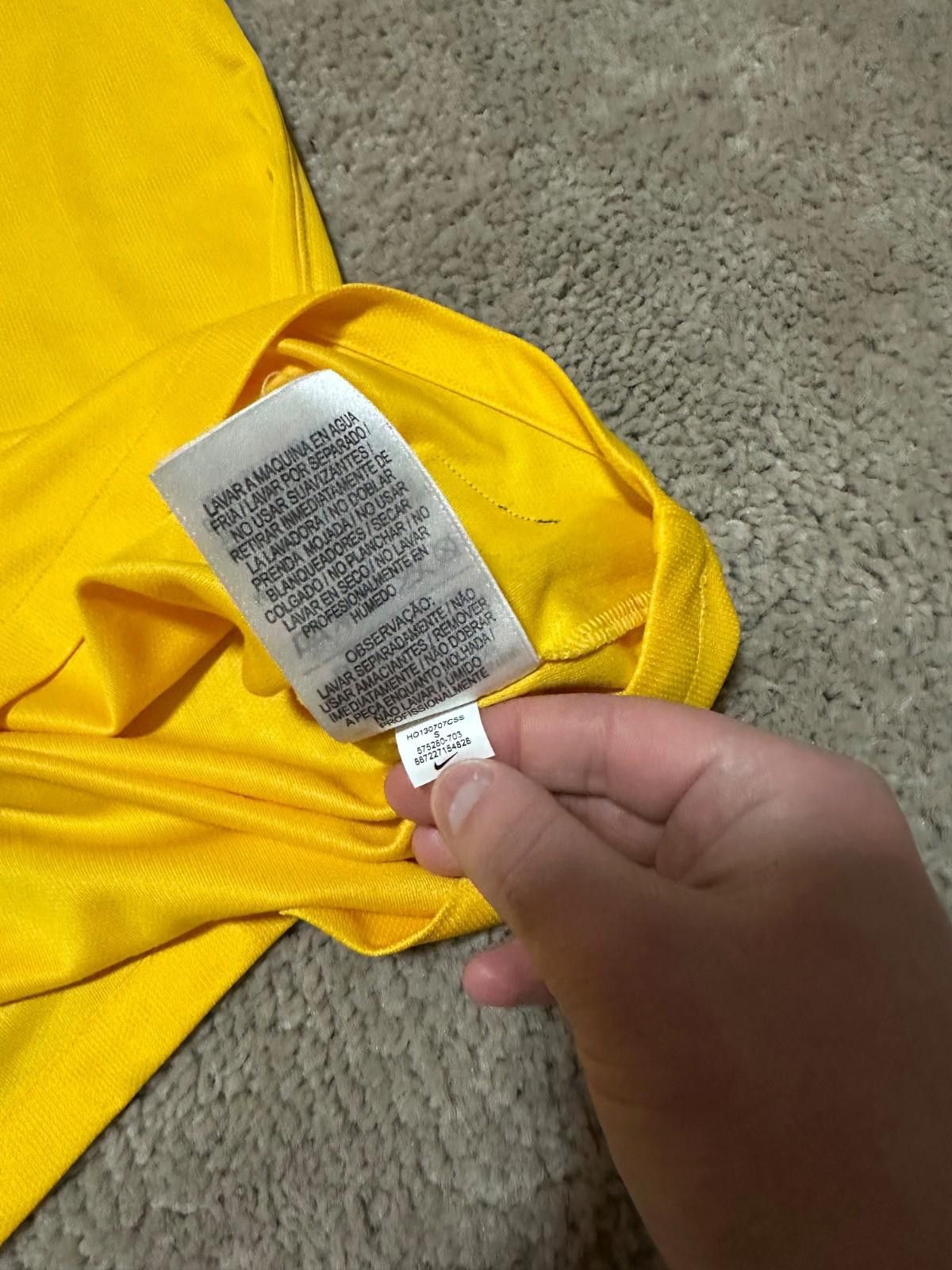 BRASIL 2014 2015 HOME FOOTBALL SHIRT SOCCER JERSEY NIKE sz S