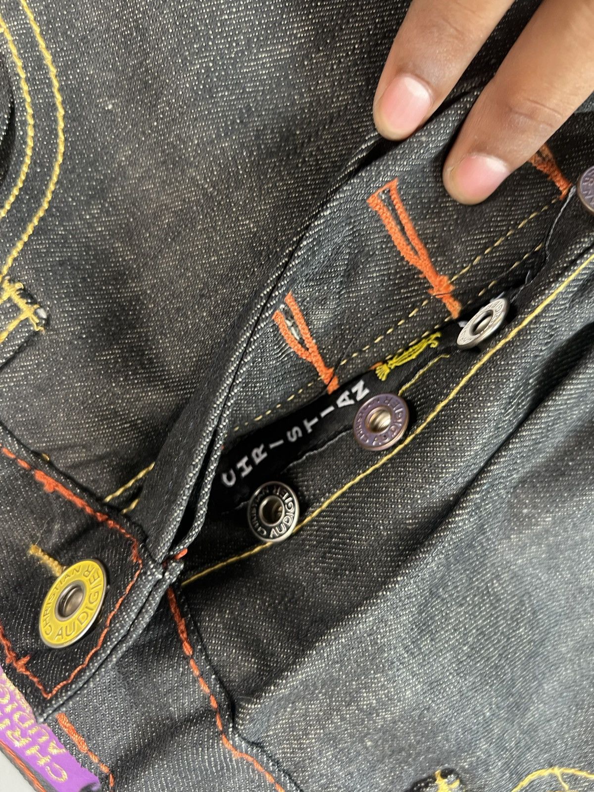 Christian Audigier Vintage super rare edhardy by Christian Audigher denim - 39 Size US 39 - 4 Thumbnail