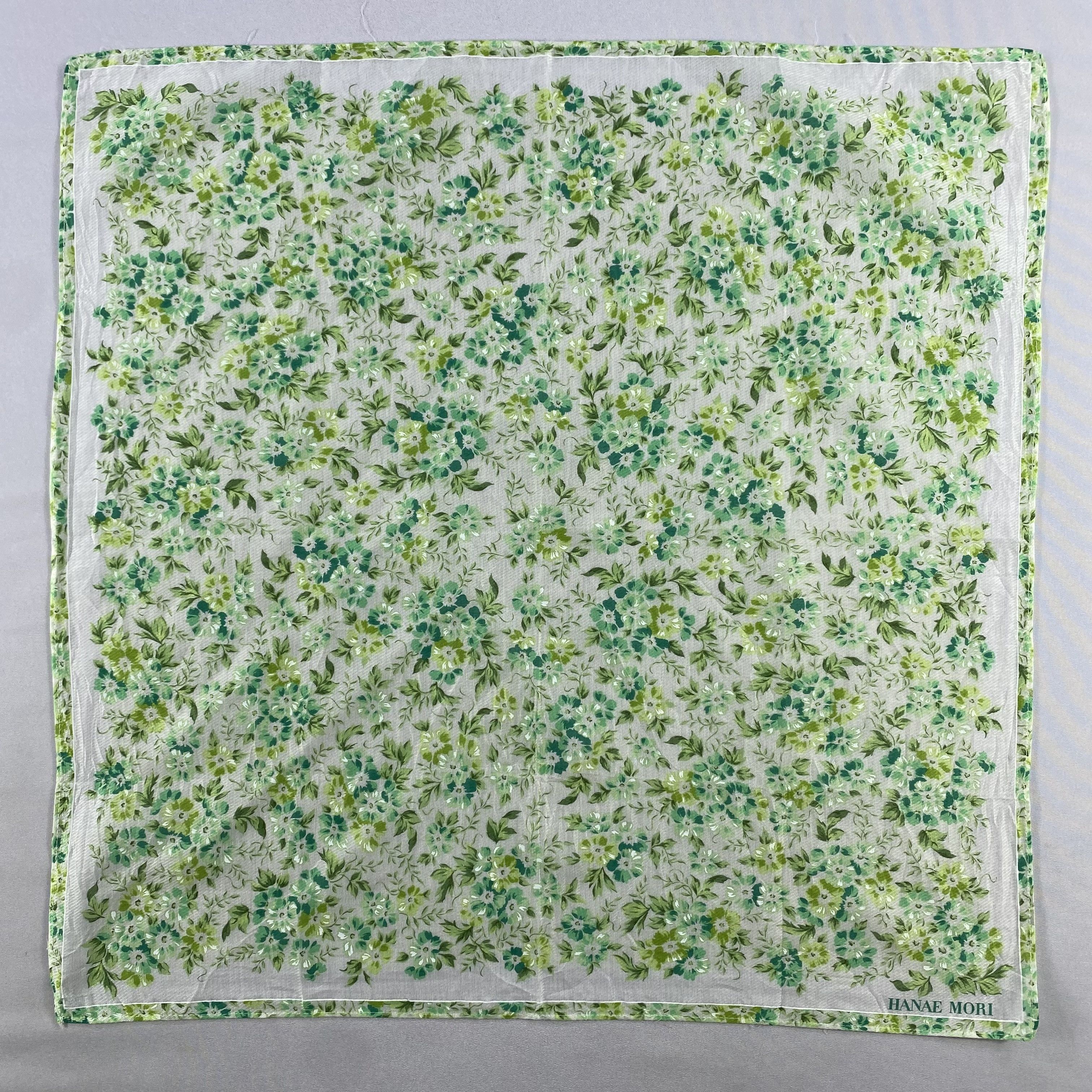 Vintage Hanae Mori Bandana/ Handkerchief / Neckerchief Size ONE SIZE - 3 Thumbnail