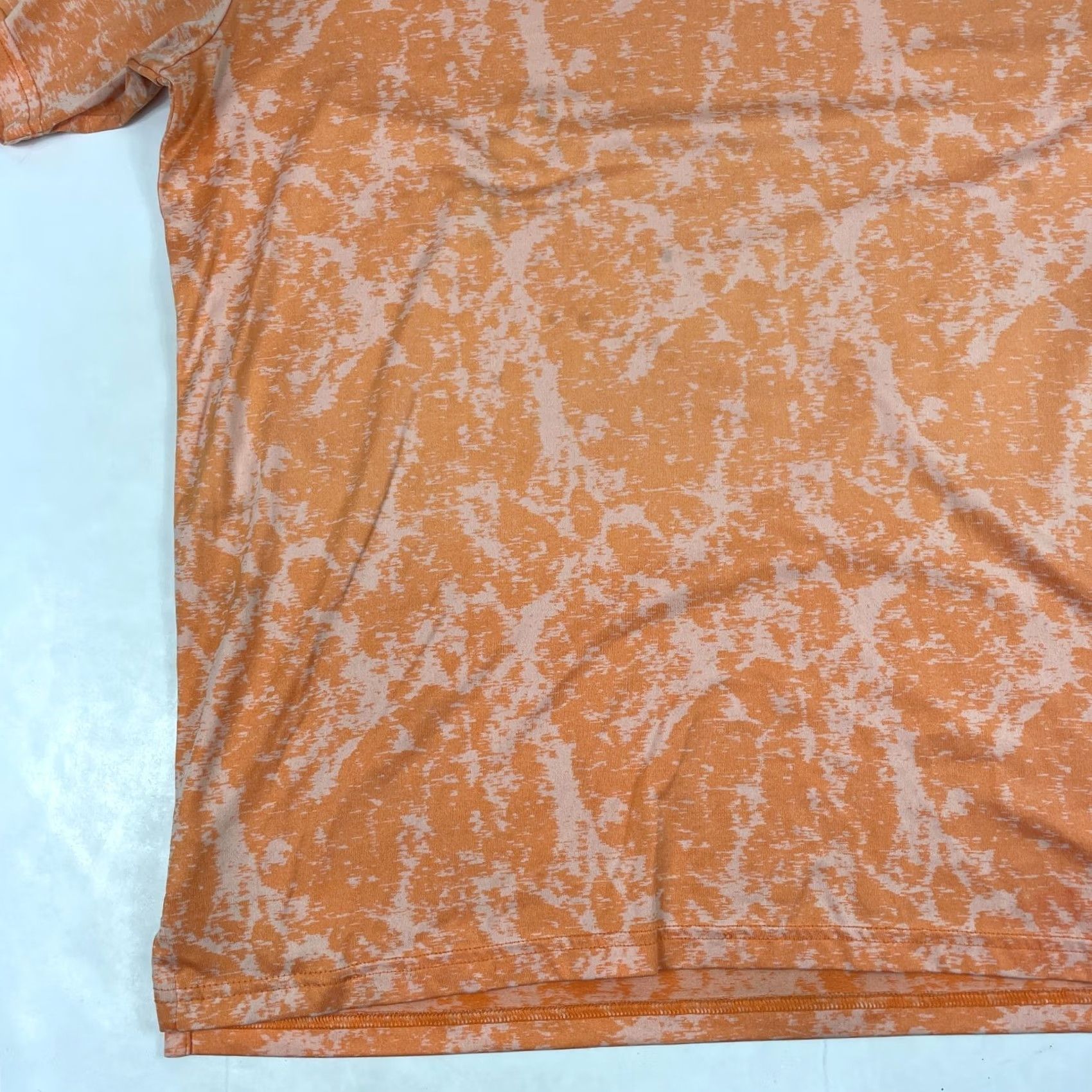 Oakley Oakley Polo Shirt Mens Medium Orange Hydrolix Marble Jaquard Short Sleeve Golfer Size US M / EU 48-50 / 2 - 5 Thumbnail