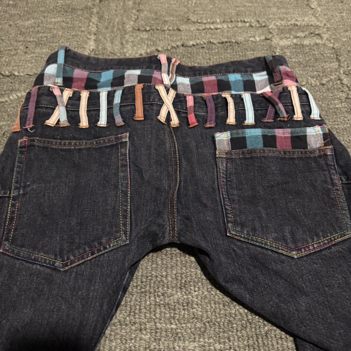 Japanese Brand Nylaus Vintage Japanese Denim Print Jeans Size US 30 / EU 46 - 5 Thumbnail