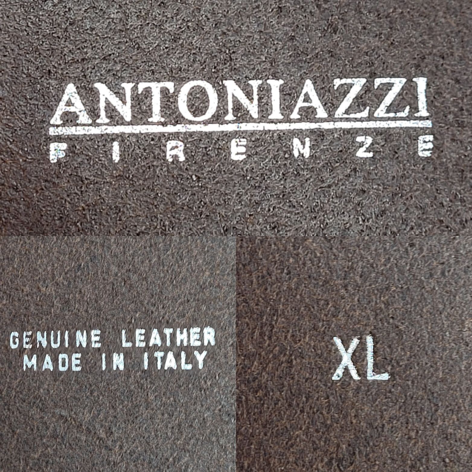 Designer Antoniazzi Firenze Artesian Leather Belt XL Brown Silver Bro Size ONE SIZE - 3 Thumbnail