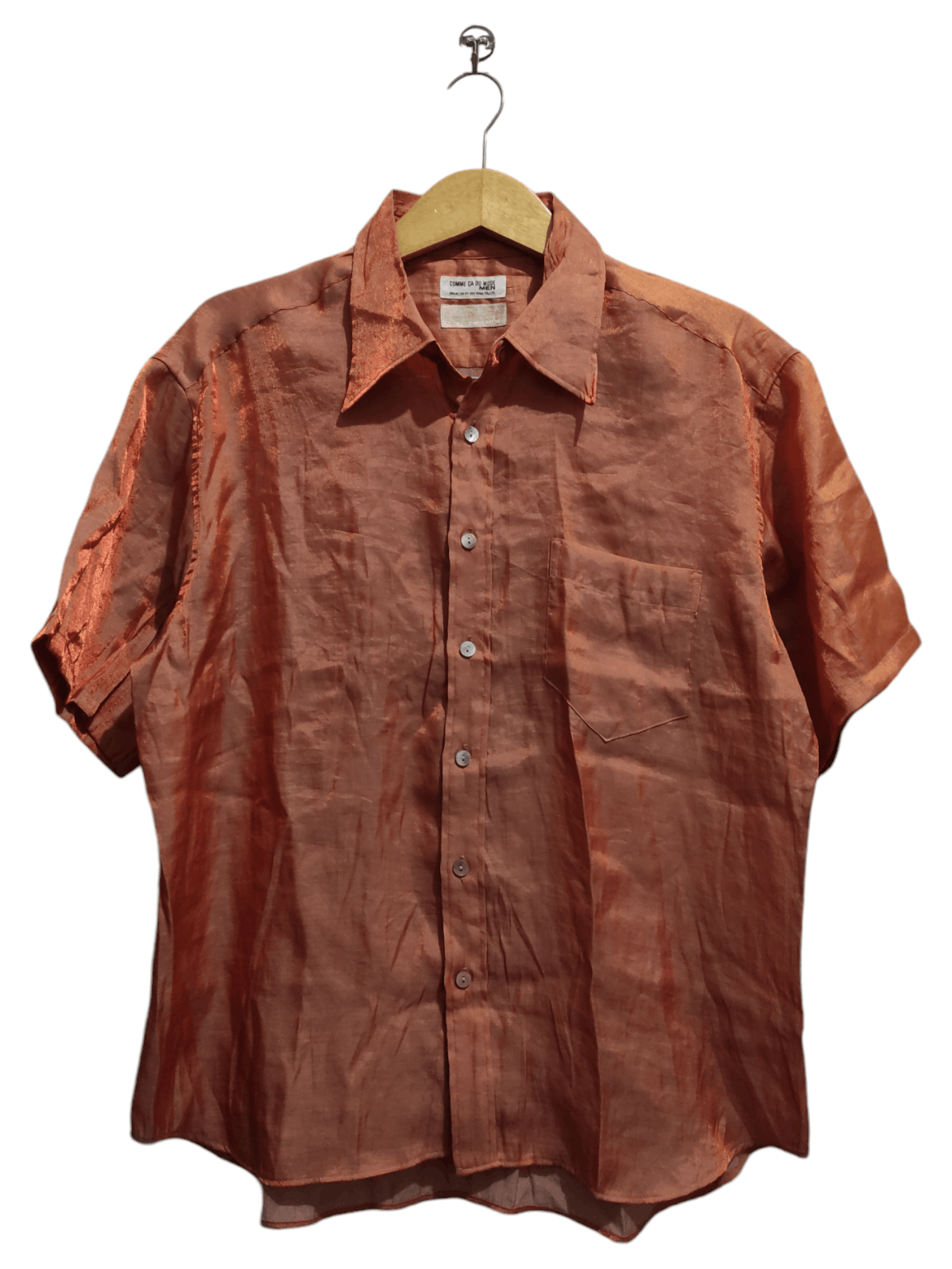 Comme Ca Ism × Japanese Brand Commecadumode Brik Red Vintage Shirt Size US M / EU 48-50 / 2 - 1 Thumbnail