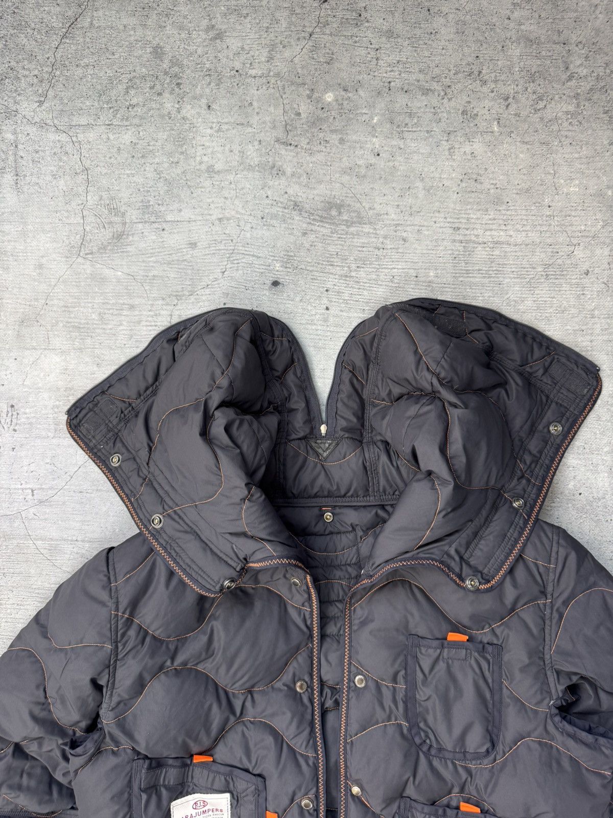 Parajumpers Vintage 🇯🇵 Fur Lining Down Japan Parajumers Y2K Jacket Size M / US 6-8 / IT 42-44 - 7 Thumbnail