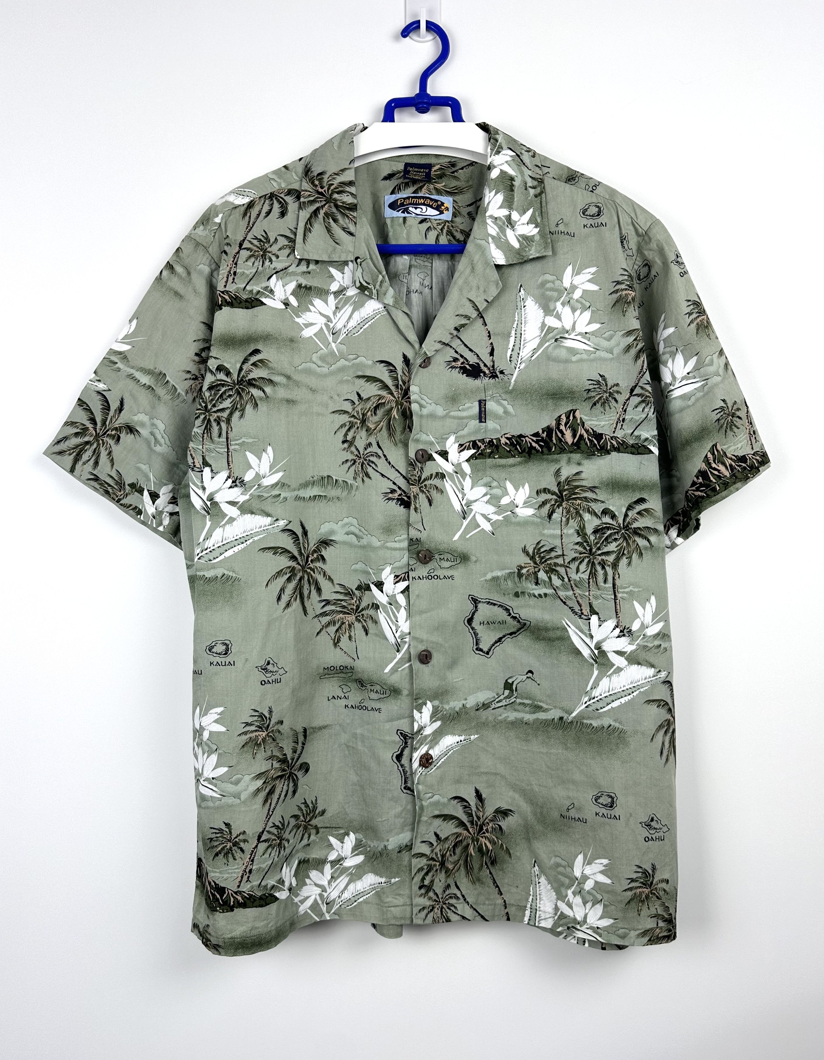 Vintage Hawaiian retro beach vacation cotton shirt Size US XXL / EU 58 / 5 - 1 Thumbnail