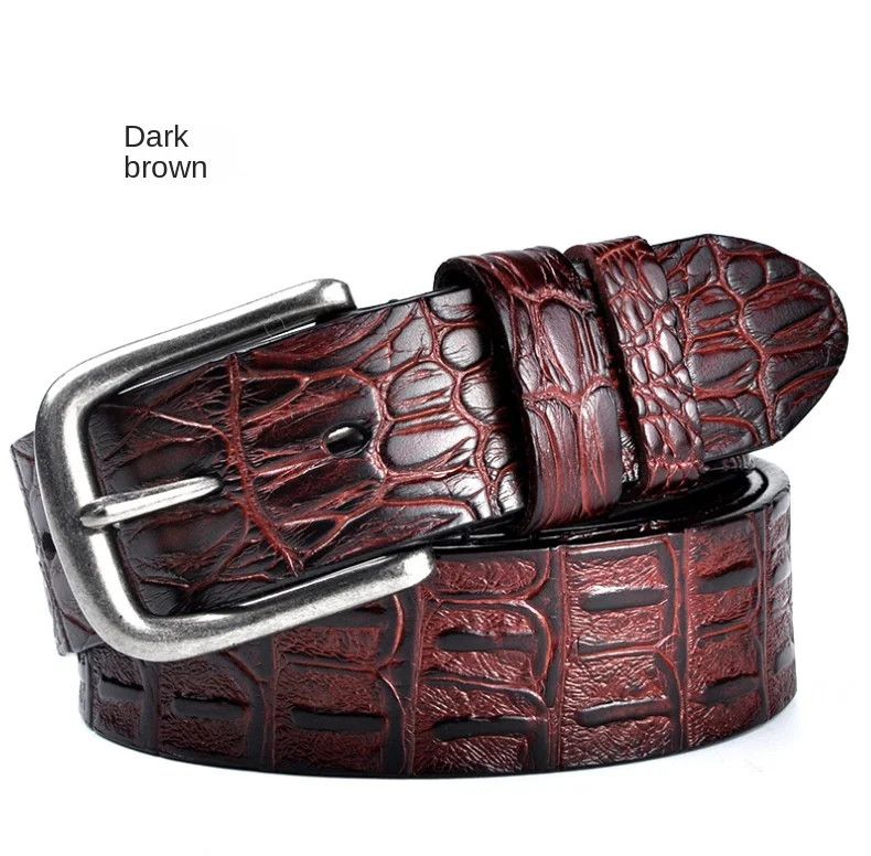 Leather Crocodile Leather Pin Alligator Belt Size ONE SIZE - 1 Thumbnail