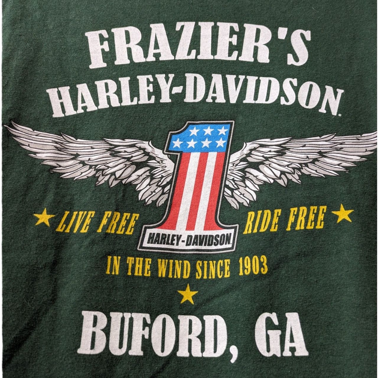 Harley Davidson Harley Davidson Live to Ride Ride to Live T-Shirt. Men's XL Size US XL / EU 56 / 4 - 5 Thumbnail