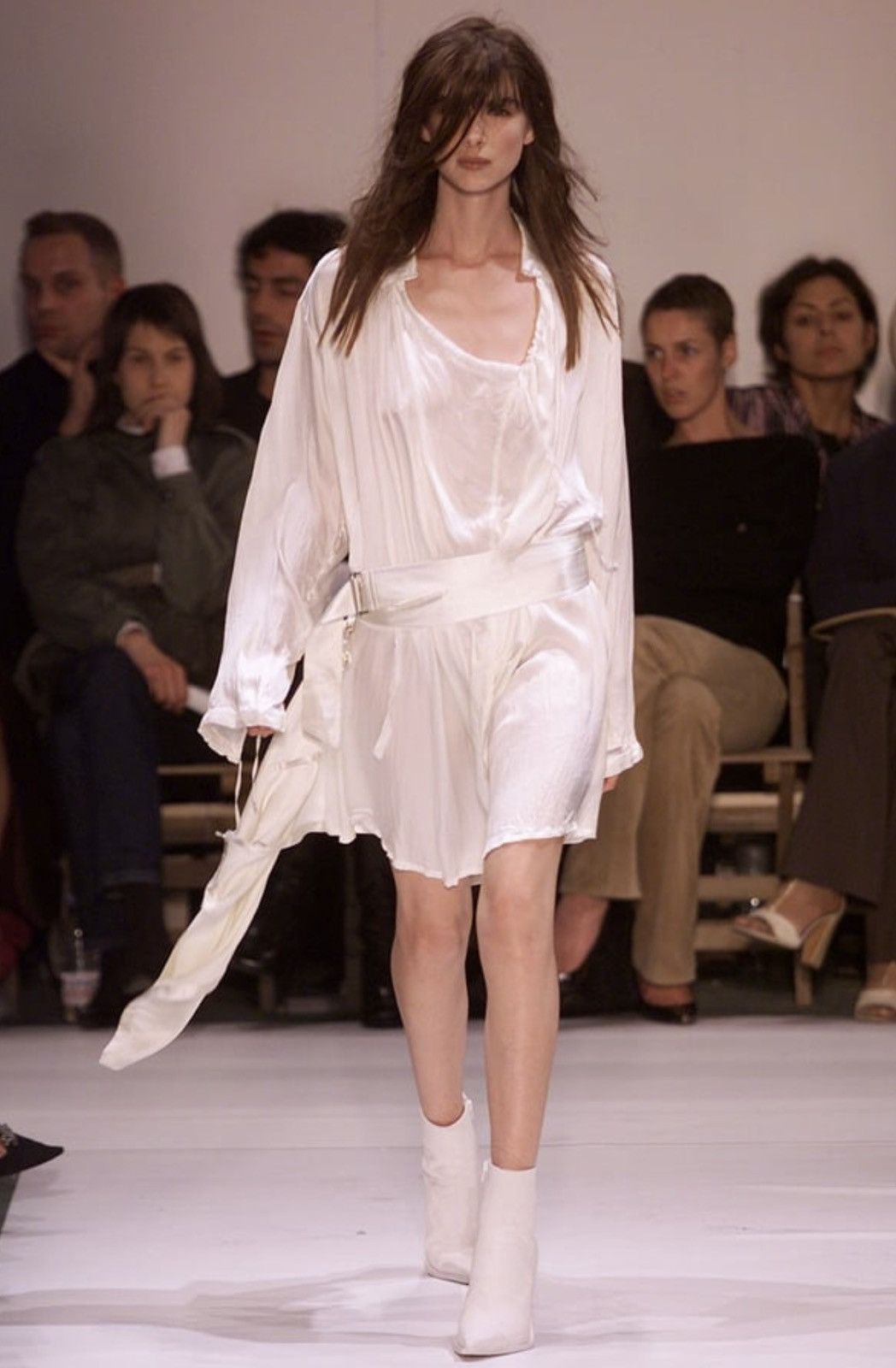 Ann Demeulemeester ICONIC ANN DEMEULEMEESTER SS02 Runway Archive Laced Dress Size S / US 4 / IT 40 - 1 Thumbnail