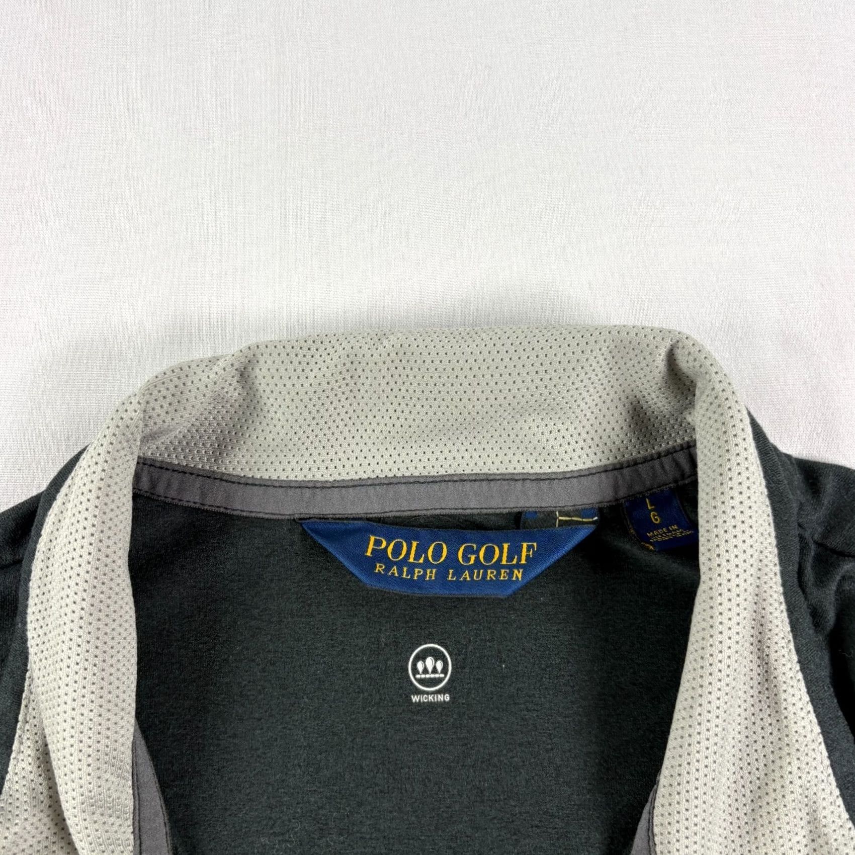 Polo Ralph Lauren Vintage Polo Ralph Lauren Golf Sweatshirt Mens L Gray 1/4 Zip Pullover Stretch Logo Mock Neck Long Sleeve Solid Pattern Golf Size US L / EU 52-54 / 3 - 4 Thumbnail