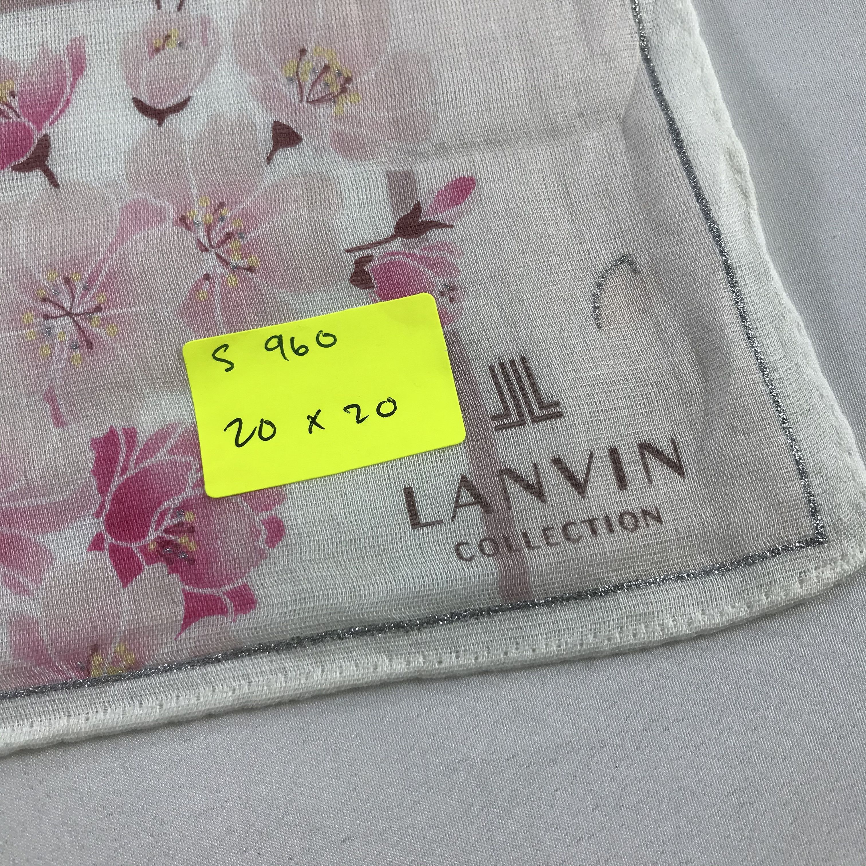 Lanvin × Vintage Lanvin Bandana / Handkerchief / Neckerchief - S960 Size ONE SIZE - 5 Thumbnail