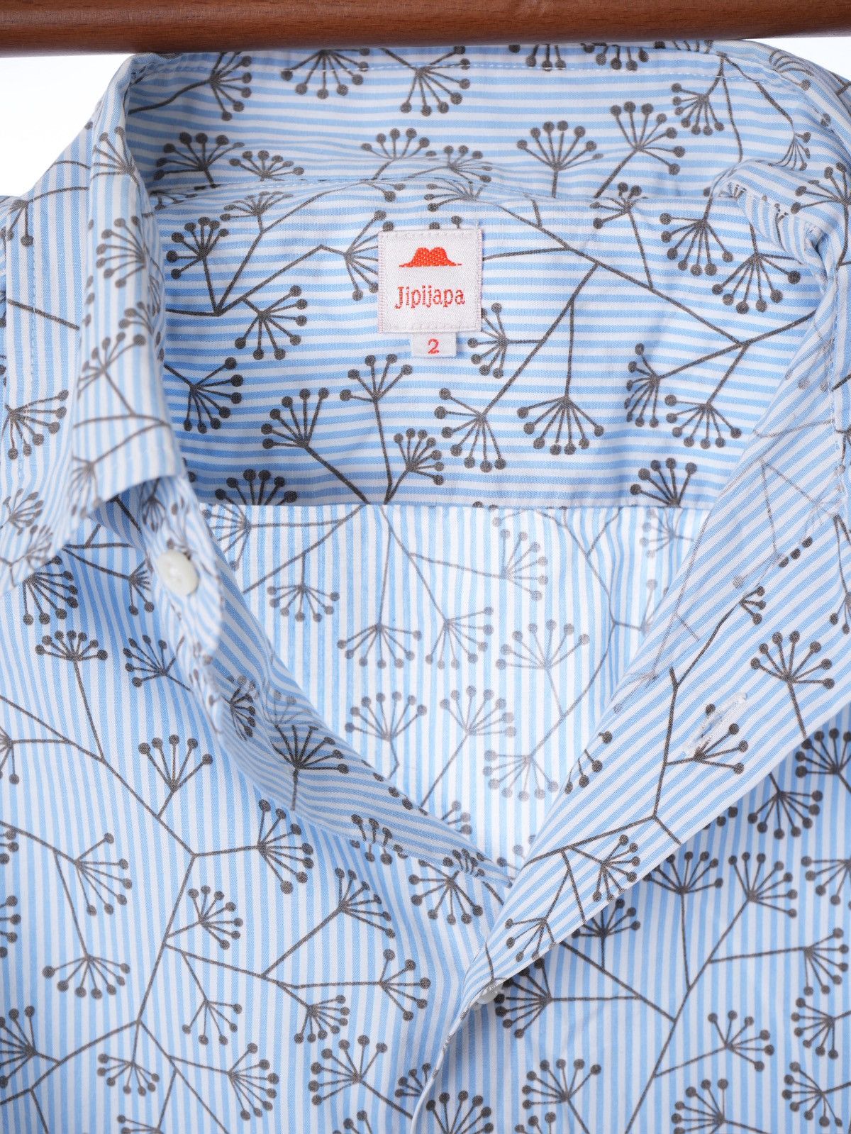 Japanese Brand Jipijapa Japan floral cute buttons unisex shirt Size US XXS / EU 40 - 5 Thumbnail