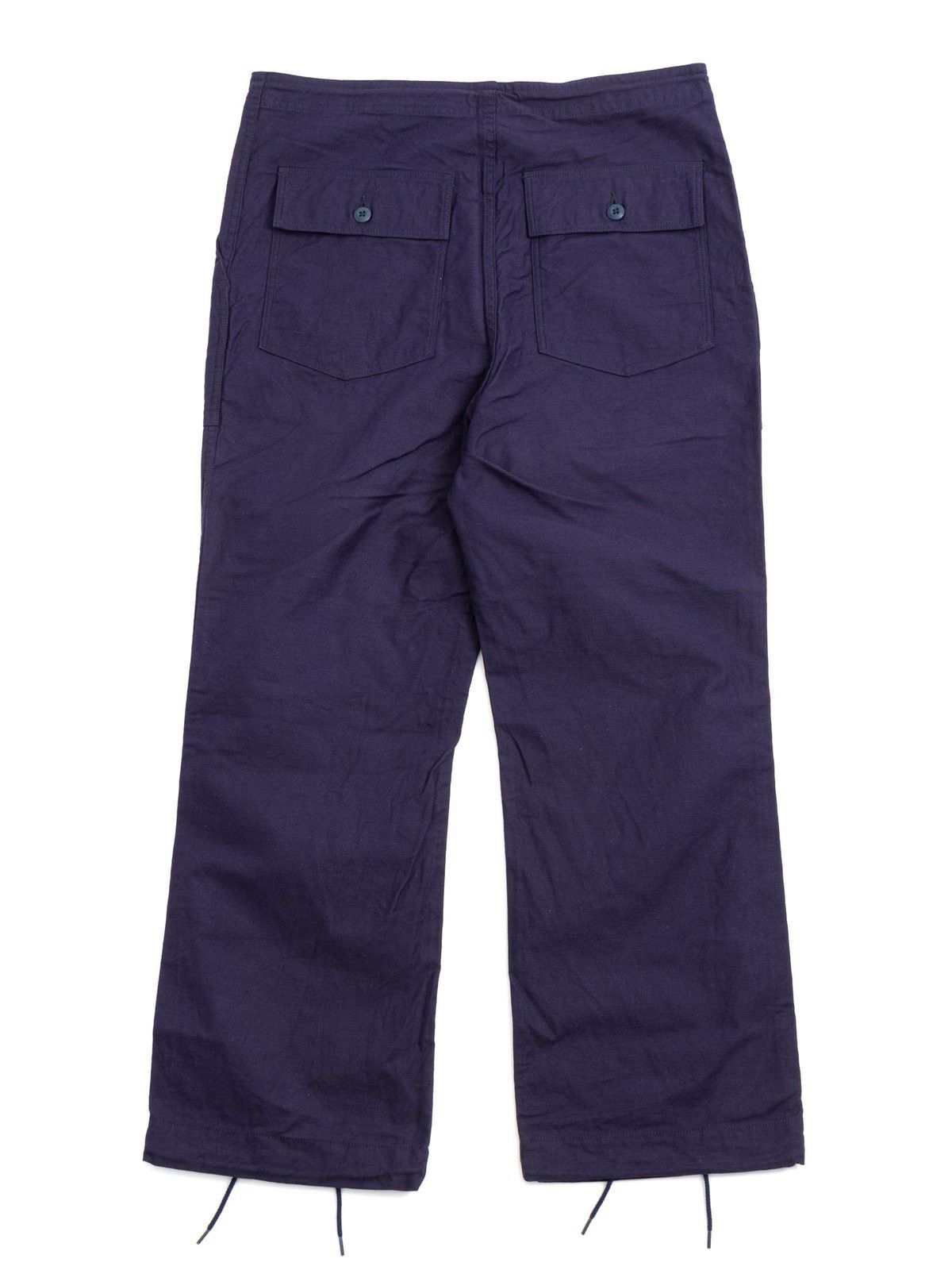 Needles NEEDLES Navy String Fatigue Trousers Size US 32 / EU 48 - 2 Thumbnail