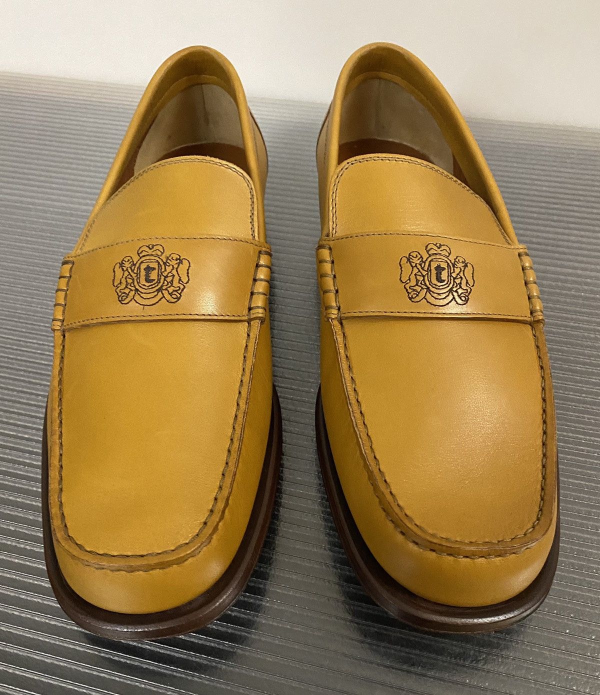 Testoni a.testoni 🇮🇹 brown calf leather handmade moccasin 11.5 US NEW Size US 11.5 / EU 44-45 - 1 Thumbnail