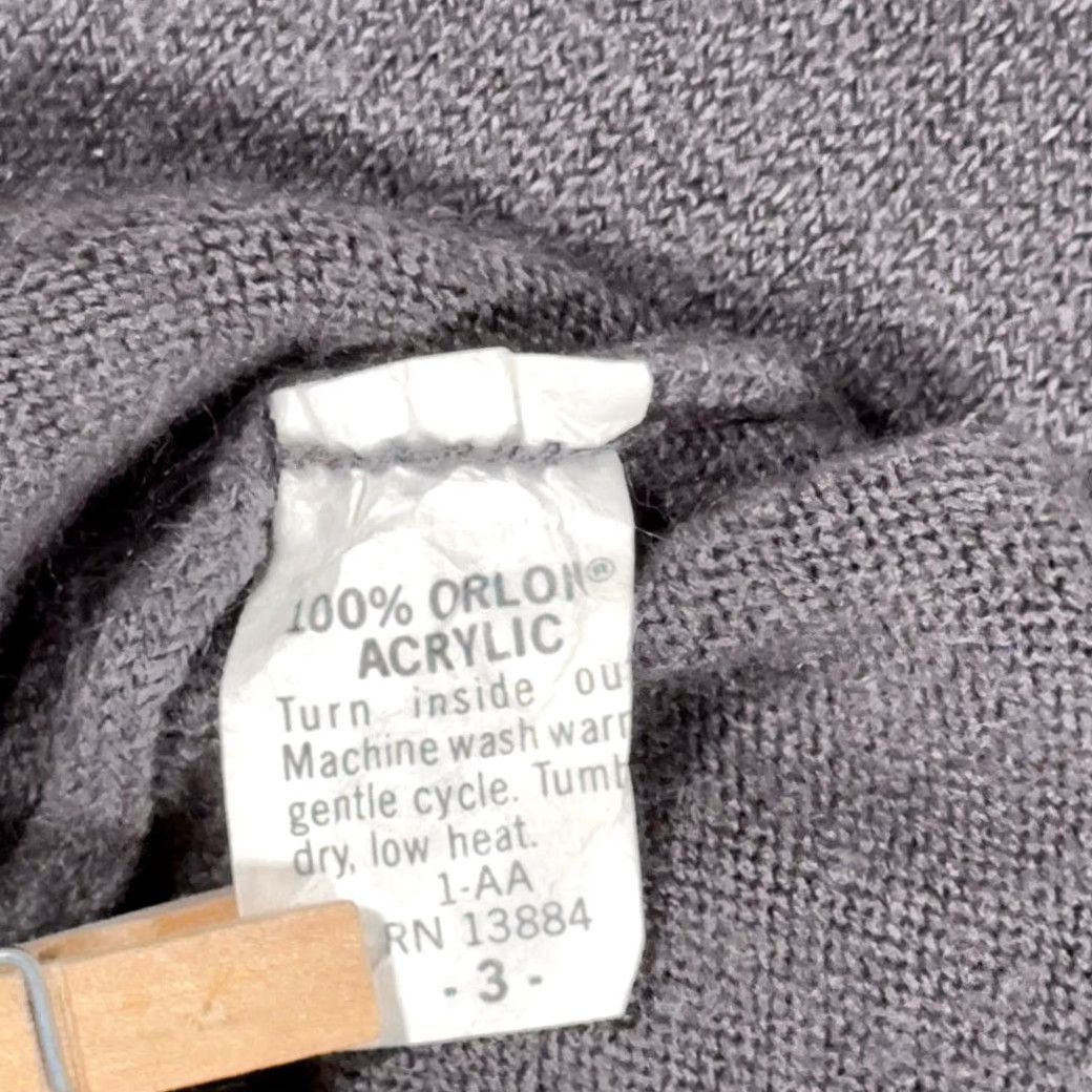 Harrods VINTAGE Harrod Sweater Shirt Adult LARGE Gray V Neck Acrylic Knit Raglan 80s Preppy Mens Size US M / EU 48-50 / 2 - 6 Thumbnail