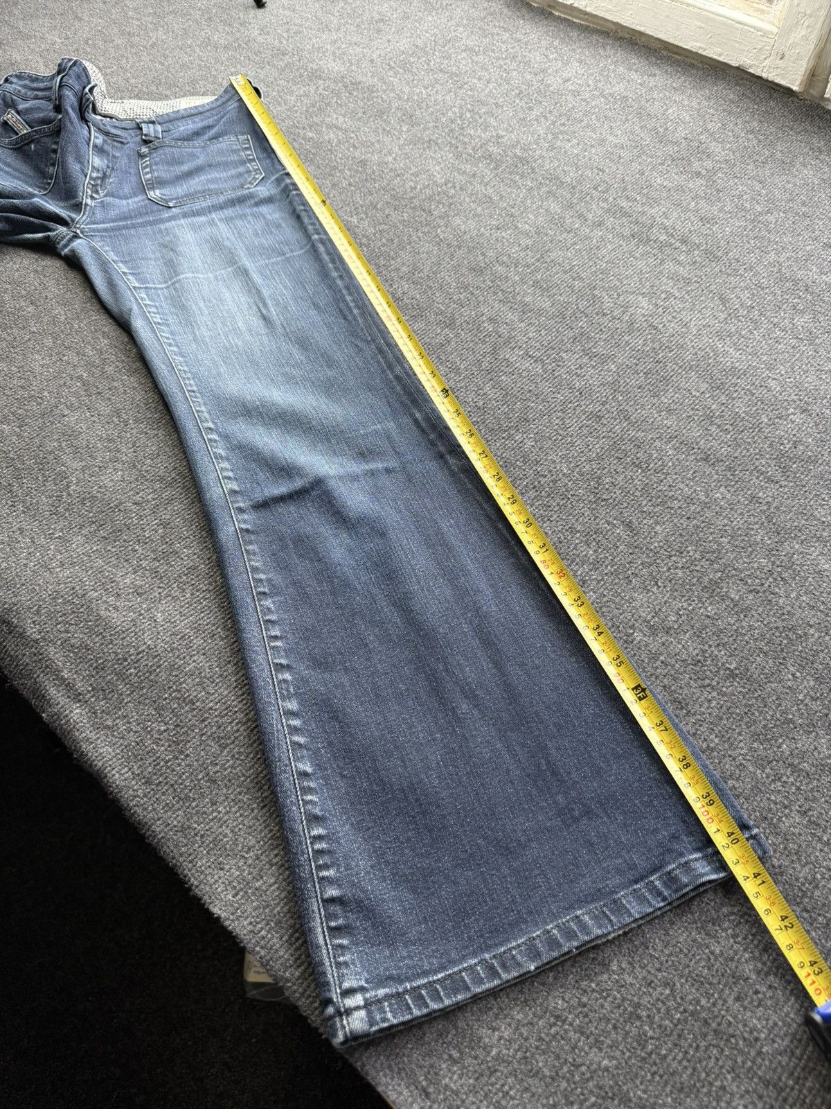 Diesel Luxury 00s Diesel FLUZI Flare Bootcut Jeans Y2K Denim Fade Size 30" / US 8 / IT 44 - 22 Thumbnail