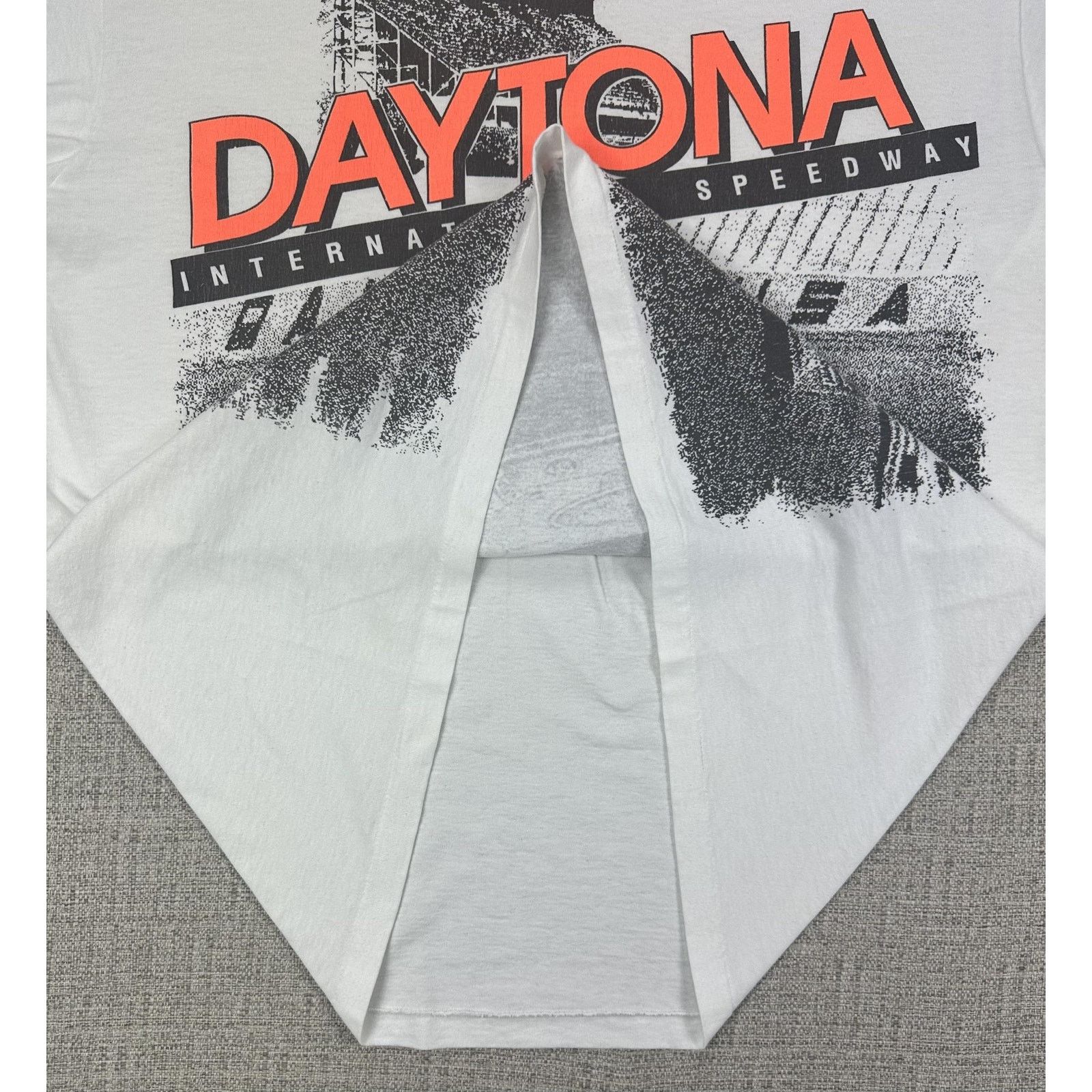 Other Daytona International Speedway Shirt XL Neon Oneita USA 80s Size US XL / EU 56 / 4 - 3 Thumbnail