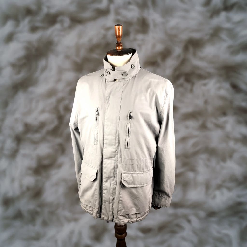 Donna Karan Donna Karan Men's Full Zip Jacket L Gray Cotton Weather Windbreaker Casual Size US L / EU 52-54 / 3 - 1 Thumbnail