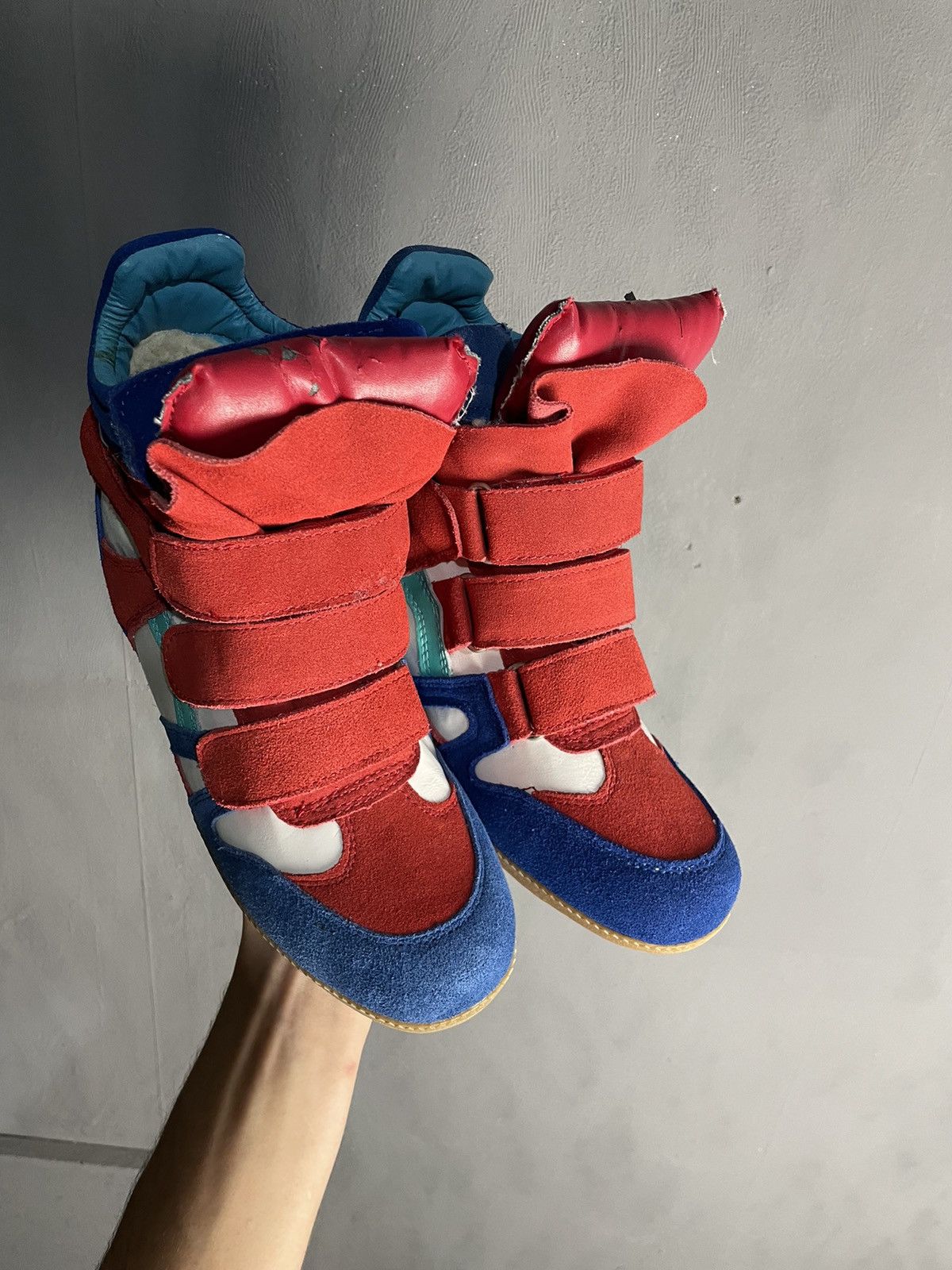 Other 📌Unbranded Isabel Marant Style Bekett Wedge Sneakers Shoes Size US 10 / IT 40 - 3 Thumbnail