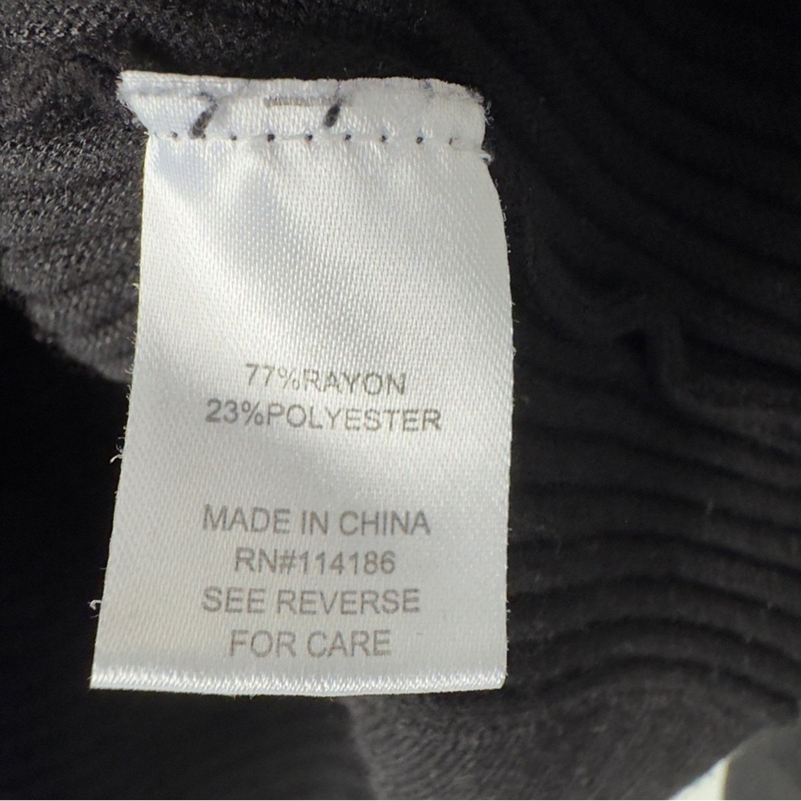 Other Peyton Primrose Ribbed Black Sweater Long Sleeve Oversized M Size M / US 6-8 / IT 42-44 - 7 Thumbnail