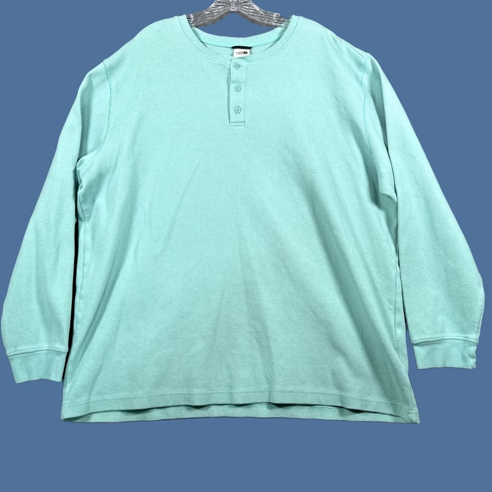 The North Face The North Face Henley Shirt Adult 3XL Mint Green Mens Size US XXL / EU 58 / 5 - 1 Thumbnail