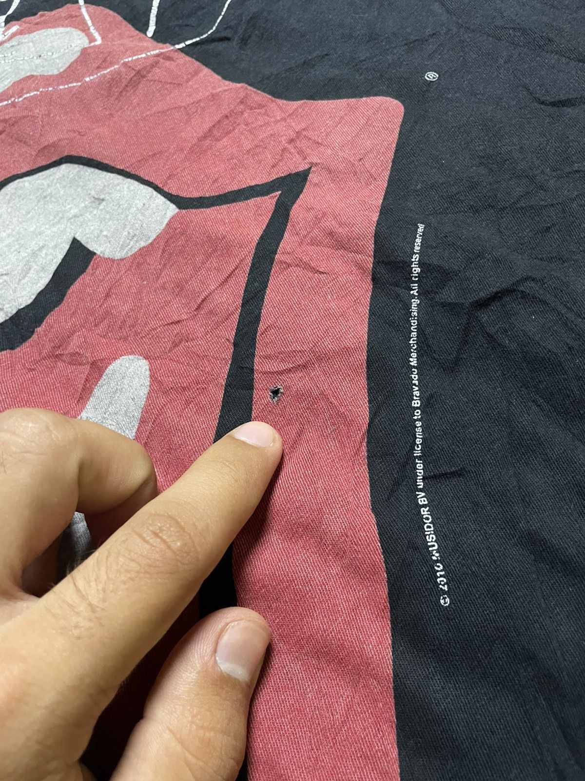 If Six Was Nine Rolling Stones Vintage Tour Tee – Autograph Graphic Size US L / EU 52-54 / 3 - 5 Thumbnail