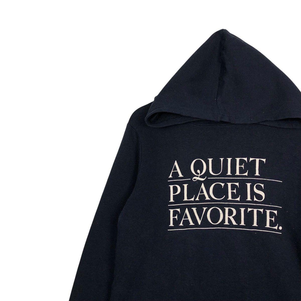 Japanese Brand 📌A Quite Place Is Favorite Hoodie Big Logo Design Size US M / EU 48-50 / 2 - 8 Thumbnail