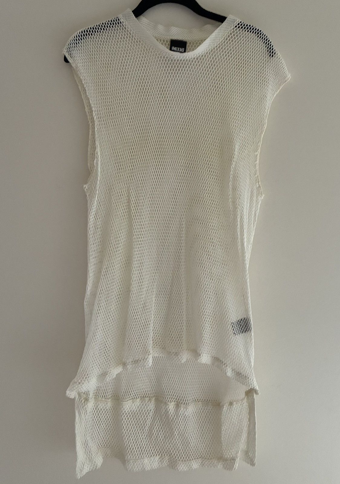 KTZ KTZ White Sleeveless Mesh Top Size US L / EU 52-54 / 3 - 1 Thumbnail