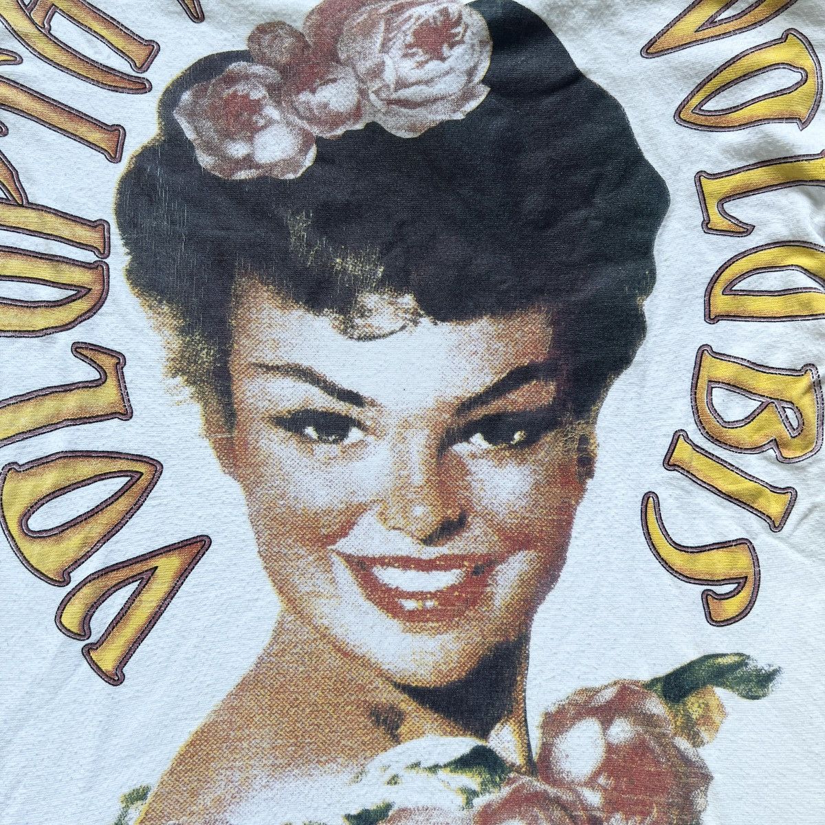 Dolce & Gabbana RARE ! DOLCE GABBANA VOLUPTAS VOLUBIS PRINT BLOUSE Y2k top Size L / US 10 / IT 46 - 2 Thumbnail