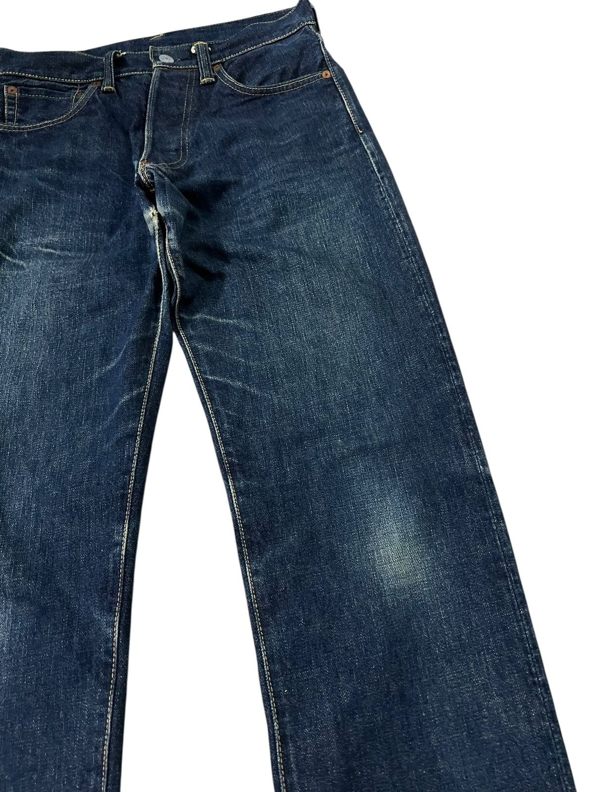 Evisu Vintage Evisu Seagull Lot 2000 No 2 Distress Selvedge Jean Size US 28 / EU 44 - 9 Thumbnail