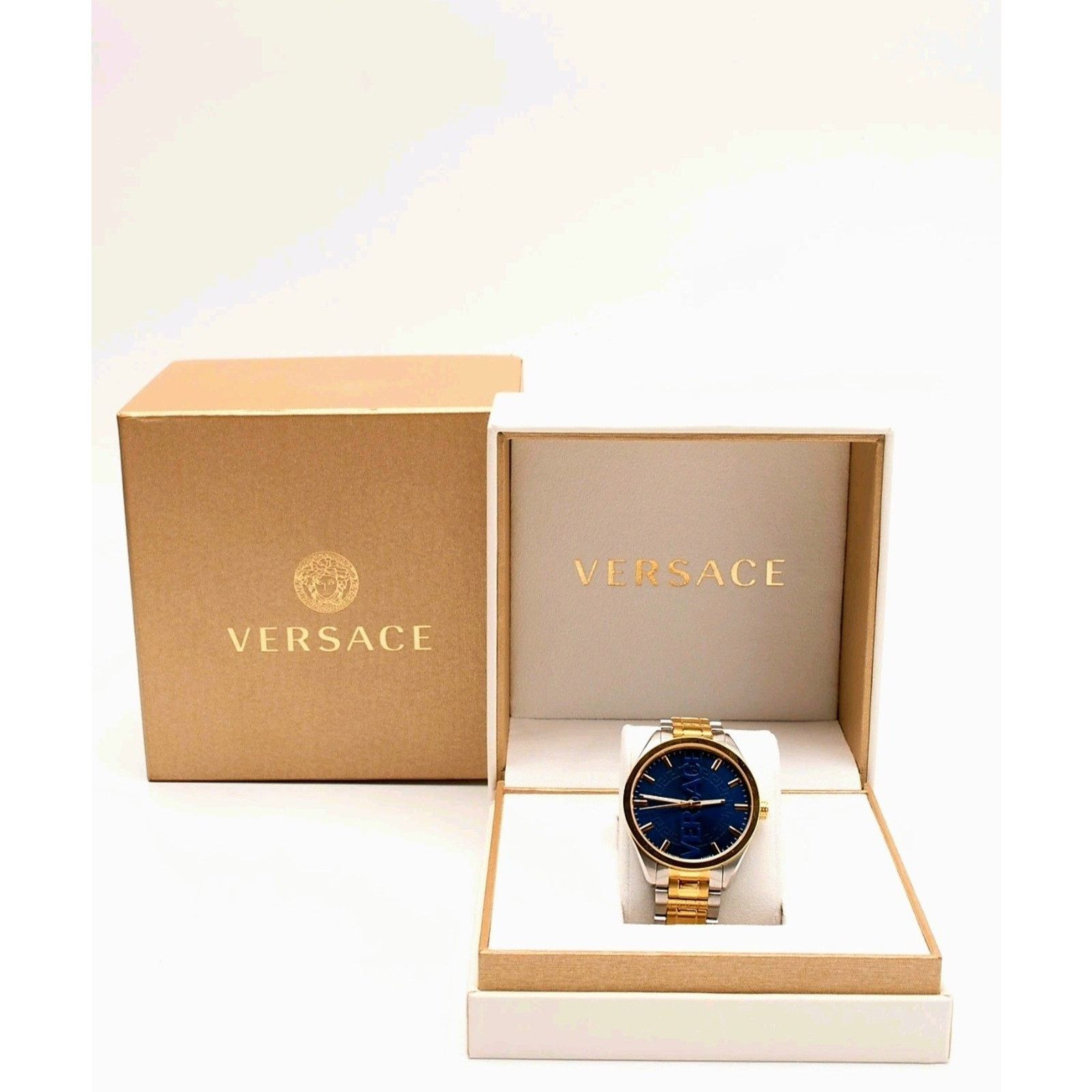 Versace VERSACE V-Vertical Wristwatch Water Resistant5ATM SWISS MADE Size ONE SIZE - 1 Thumbnail