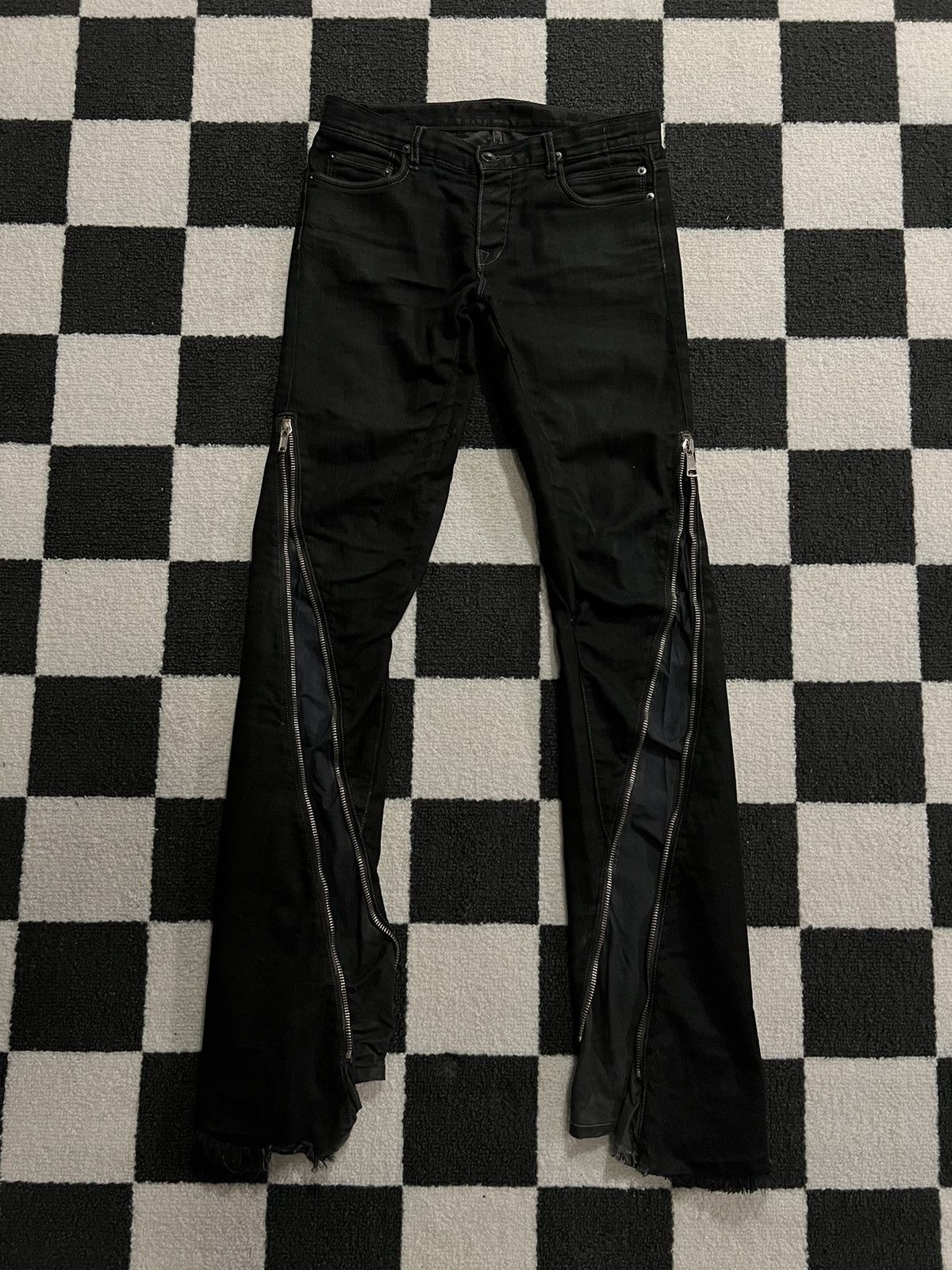 Rick Owens SS09 Rick Owens Strutter Banana Cut Denim Size US 29 - 2 Thumbnail